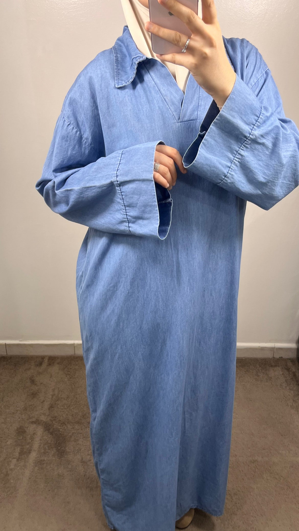 ROBE JEAN BLEU CLAIR