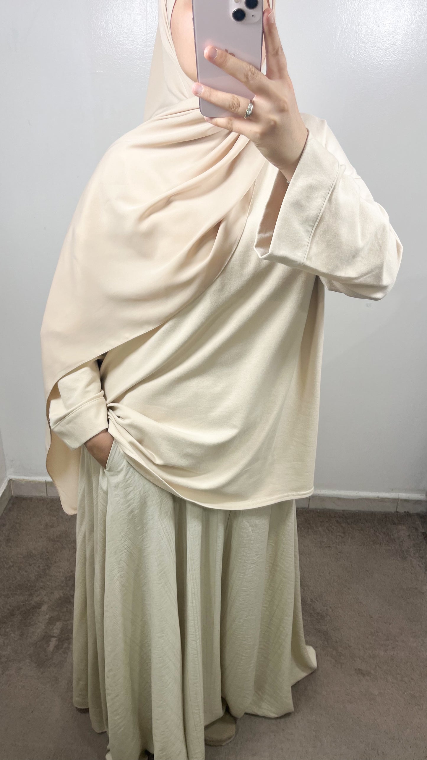 T-SHIRT COTON BEIGE