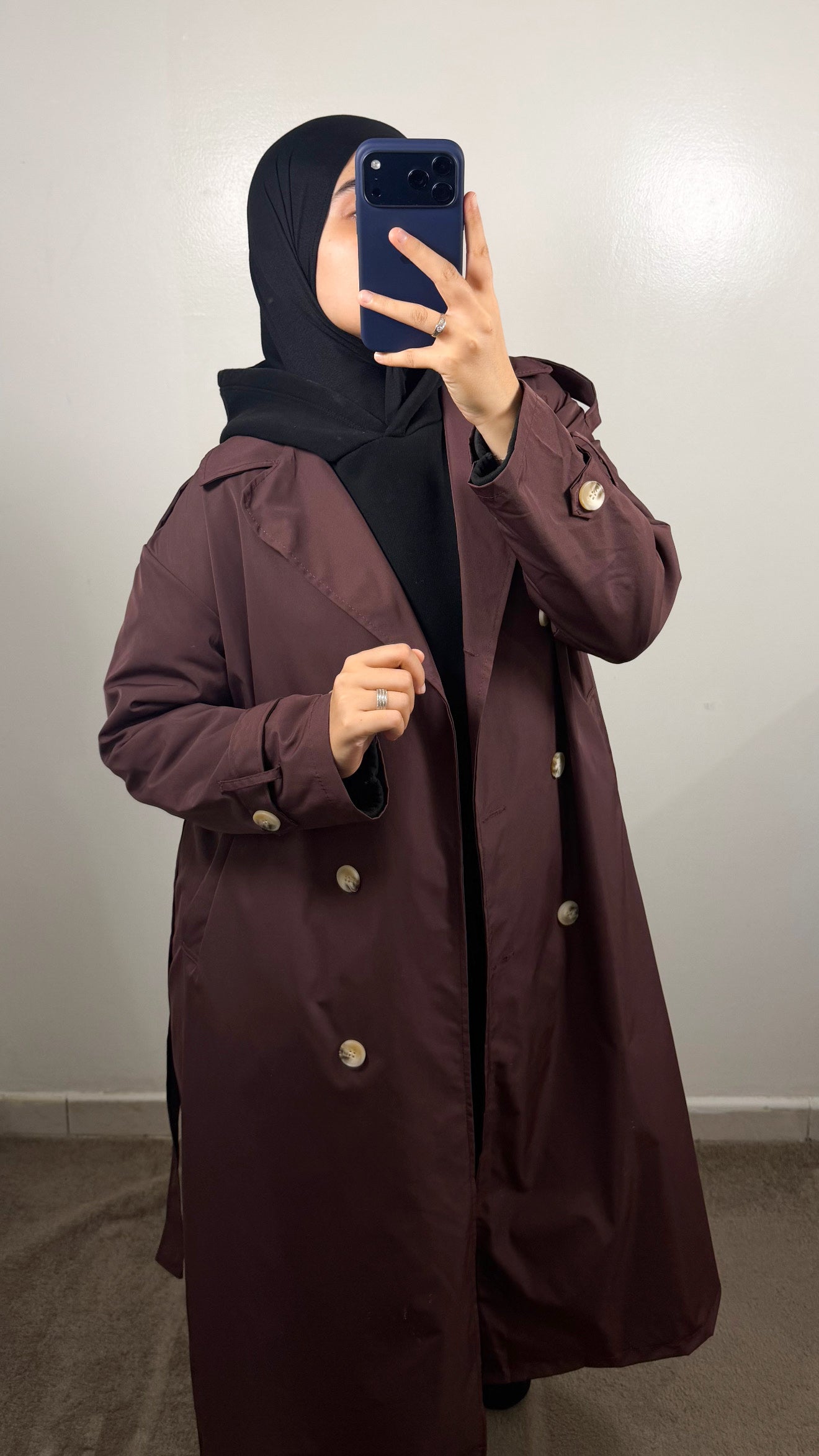 TRENCH LONG PRUNE