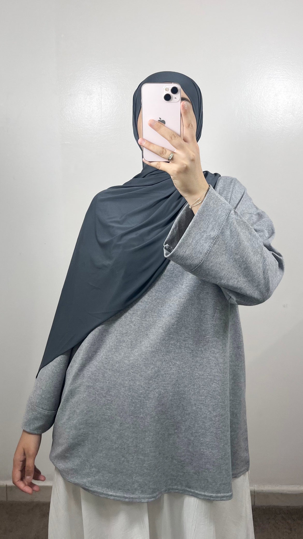 T-SHIRT COTON GRIS
