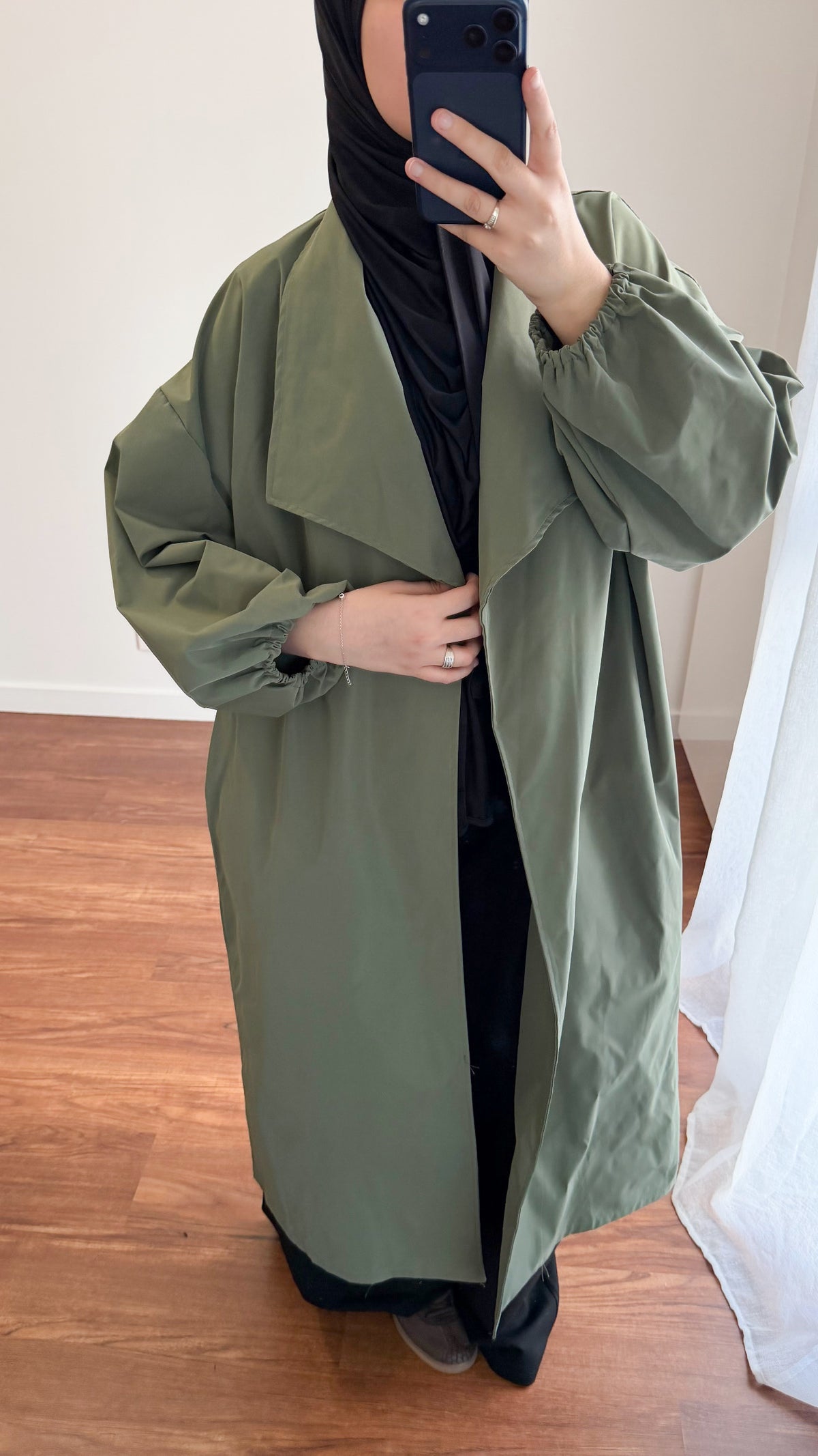 TRENCH BASIQUE VERT