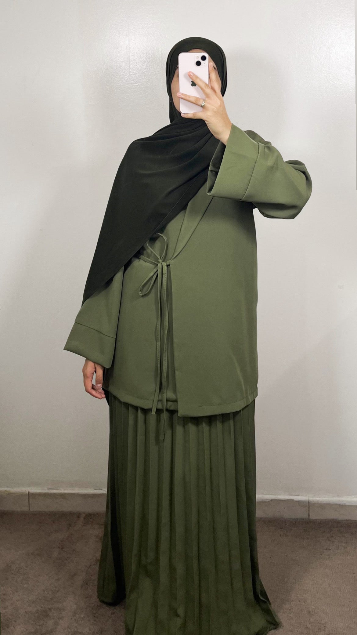 ENSEMBLE KAYNA VERT KAKI