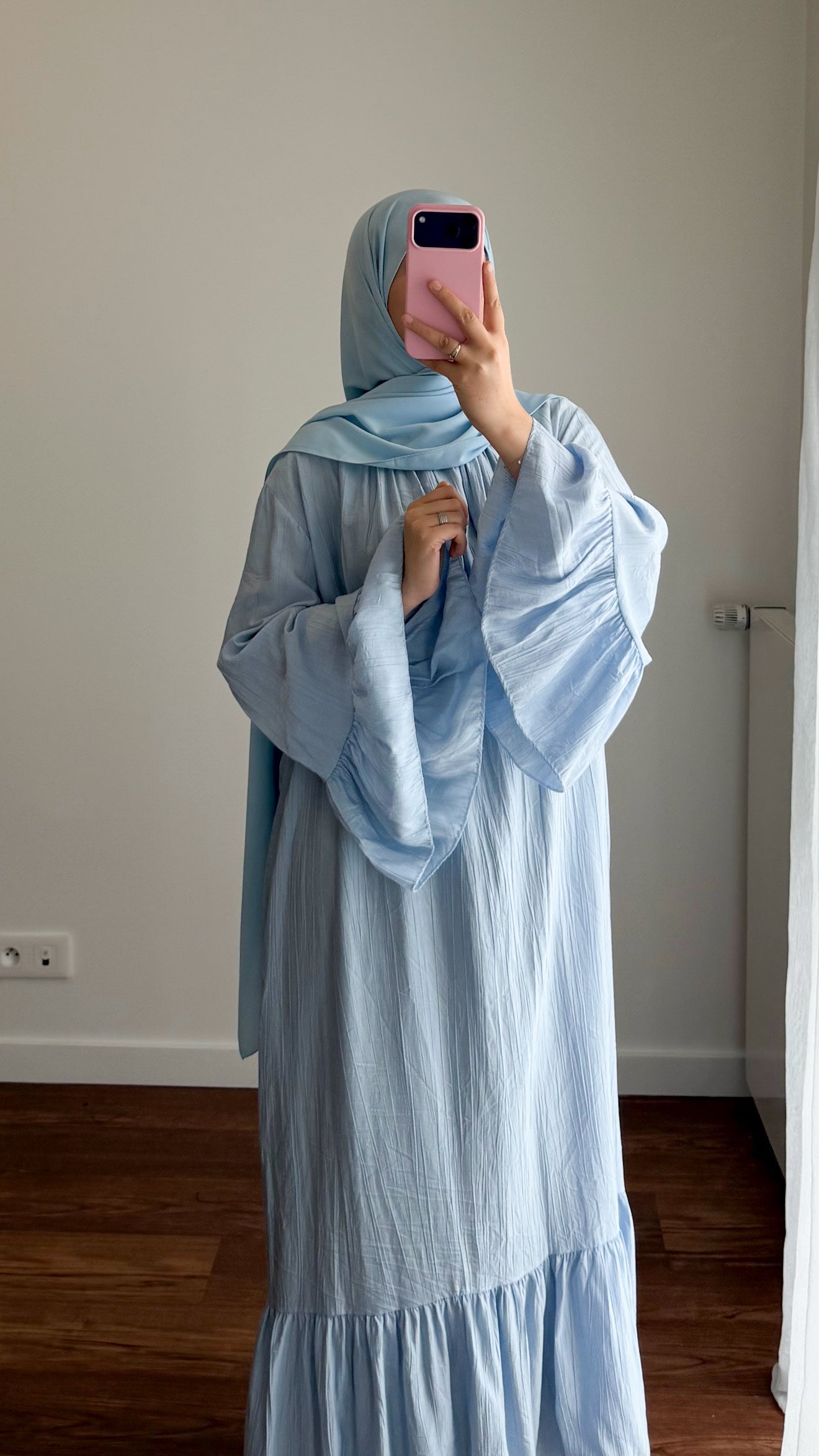 ROBE NOOR BLEU CIEL