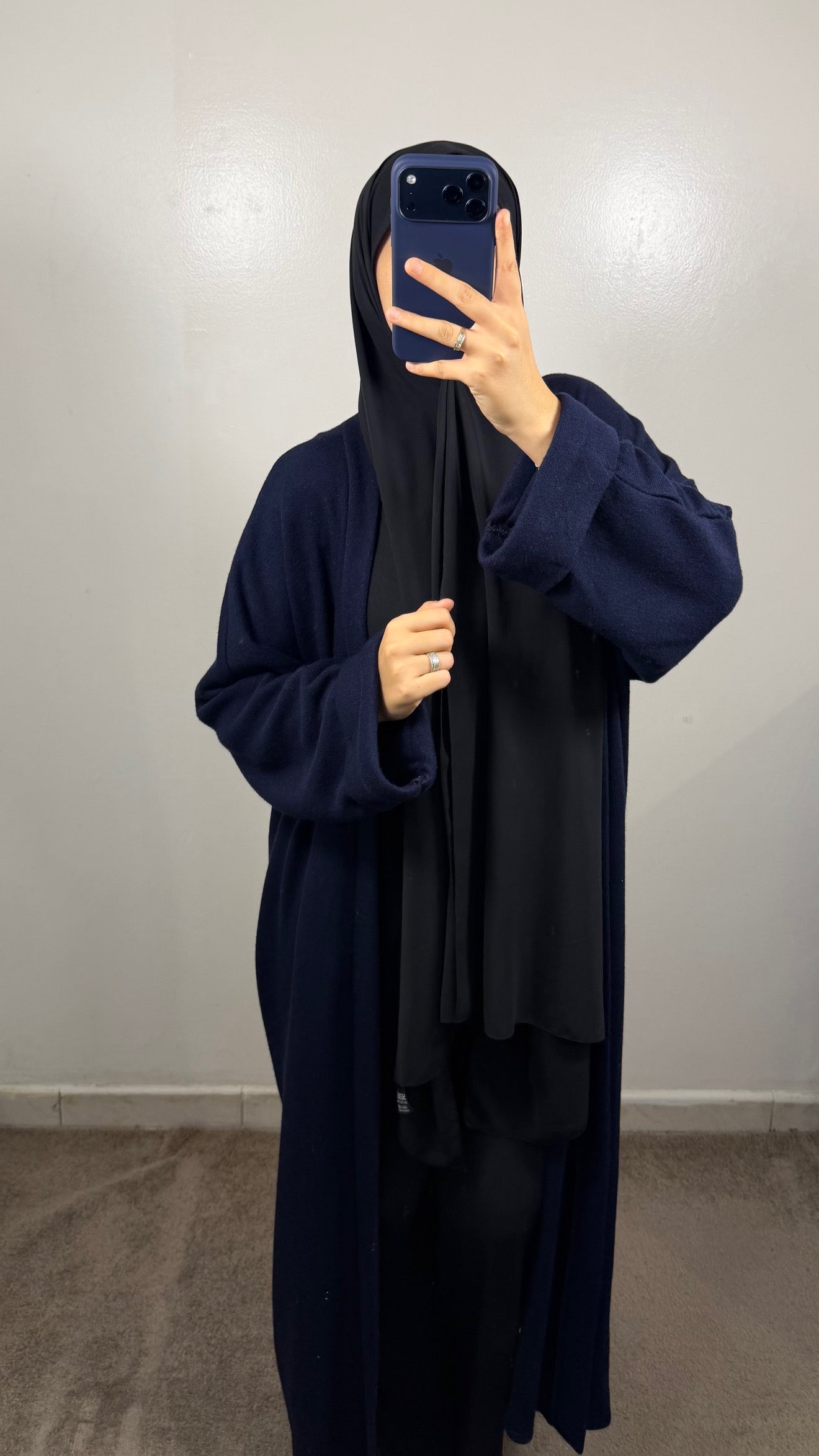 KIMONO FARAH BLEU MARINE