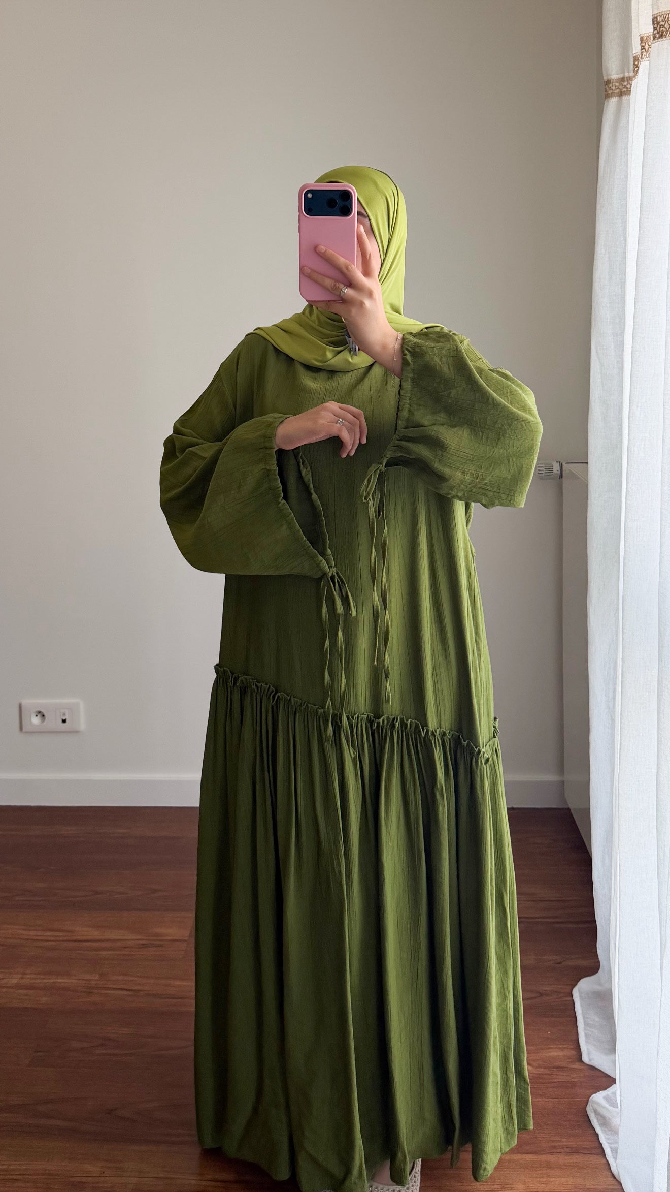 ROBE AYRA VERT OLIVE