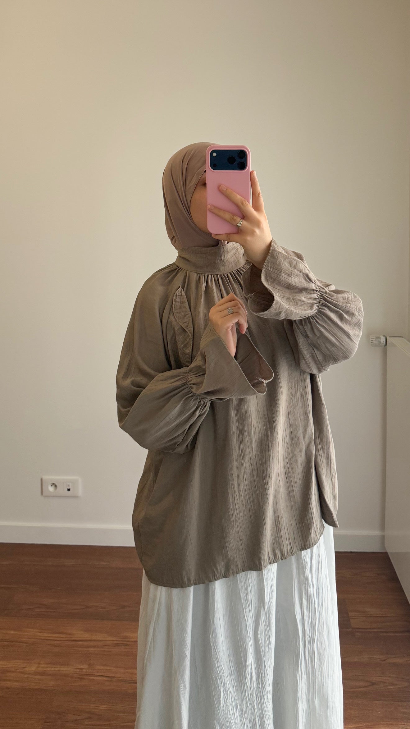 CHEMISIER INAYA TAUPE