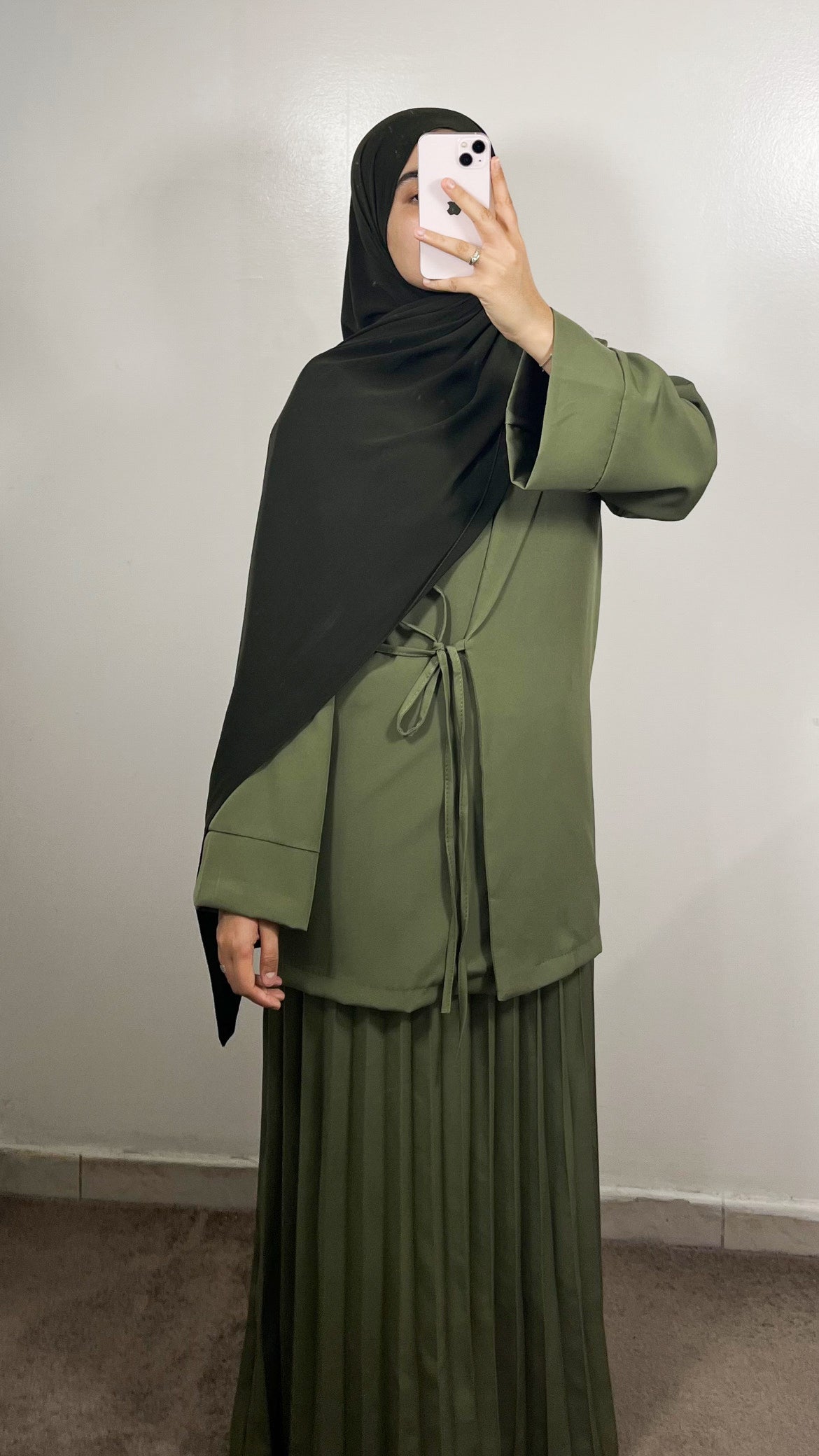 ENSEMBLE KAYNA VERT KAKI