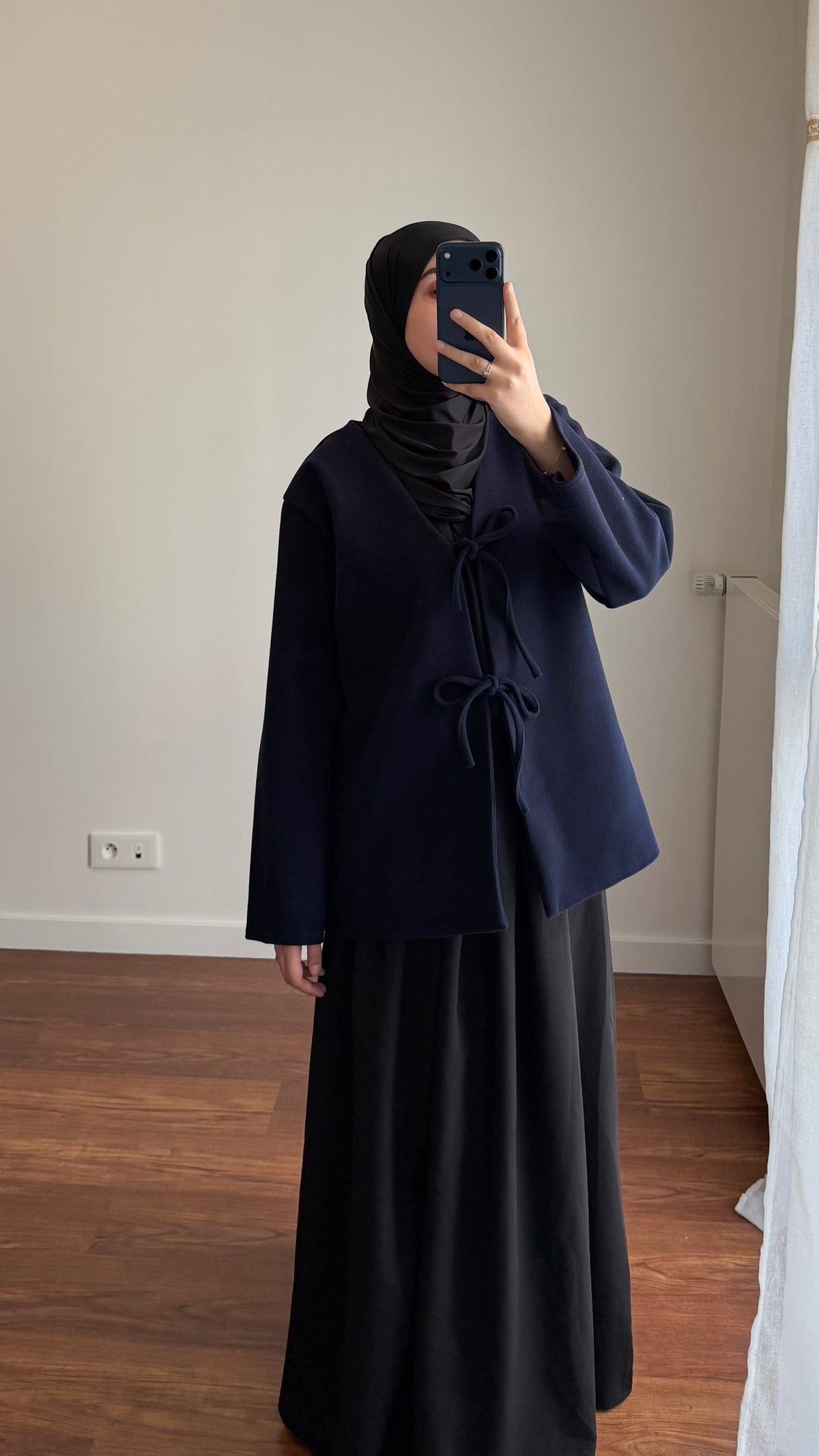 VESTE INAYA BLEU MARINE