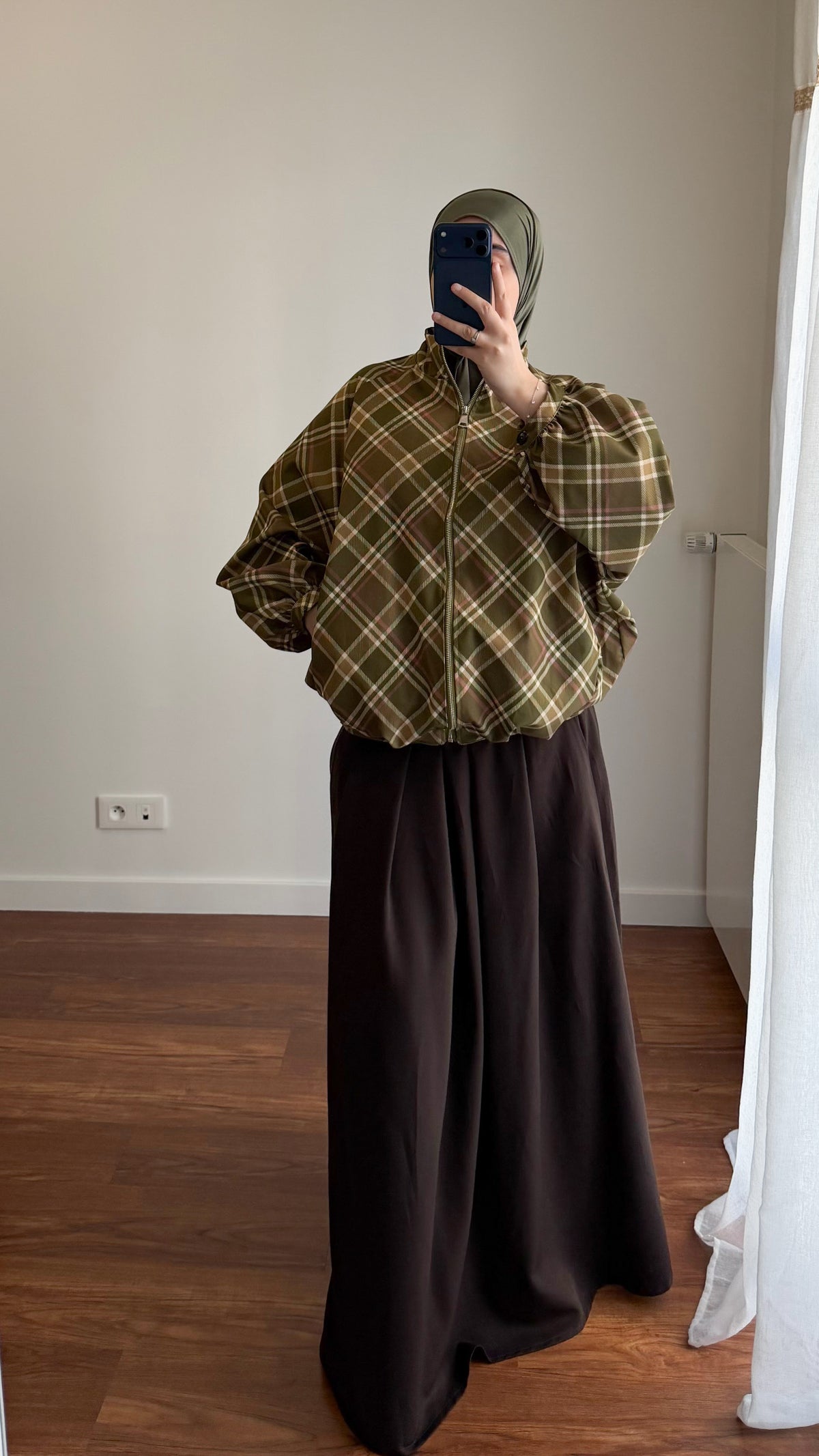 VESTE ZIPPÉE ISRA VERT