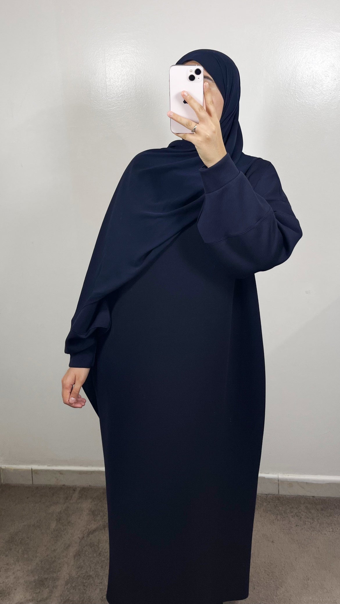 ROBE SWEAT COMFY BLEU MARINE