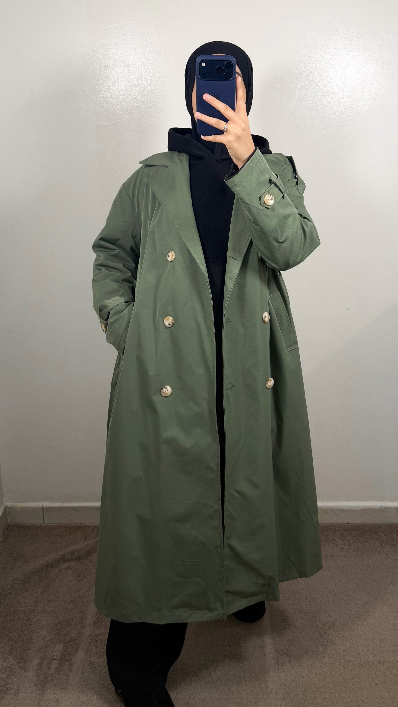 TRENCH LONG VERT