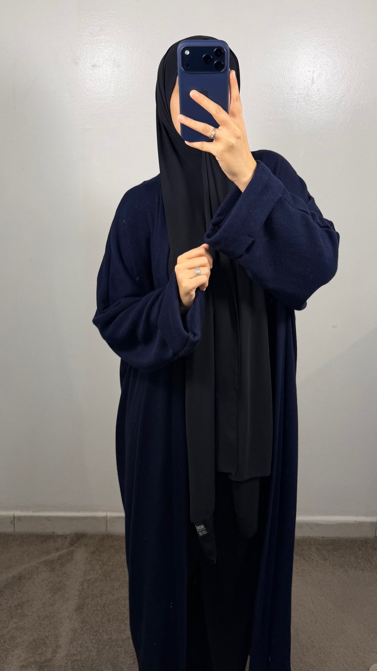 KIMONO FARAH BLEU MARINE
