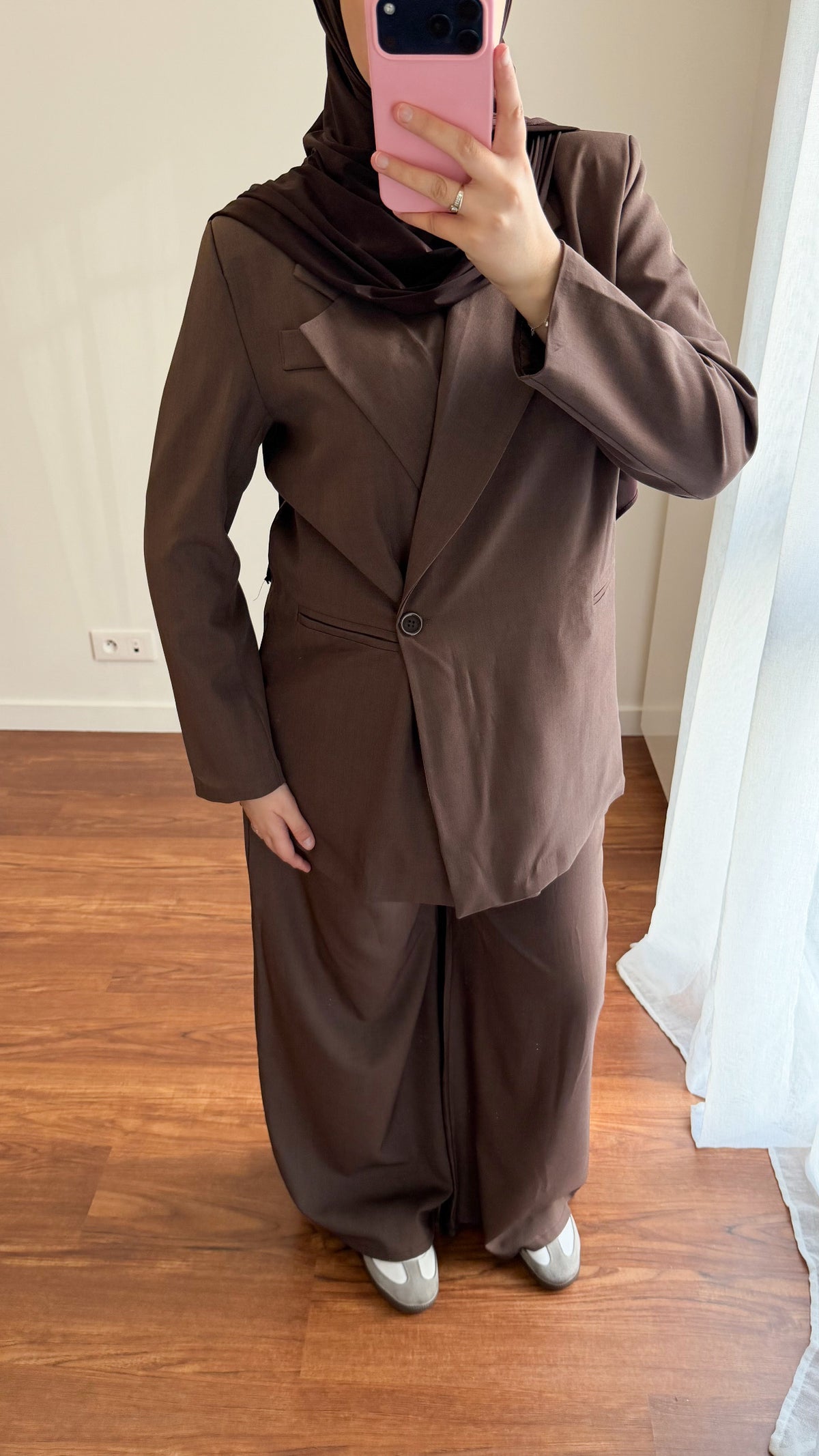 ENSEMBLE BLAZER MARRON