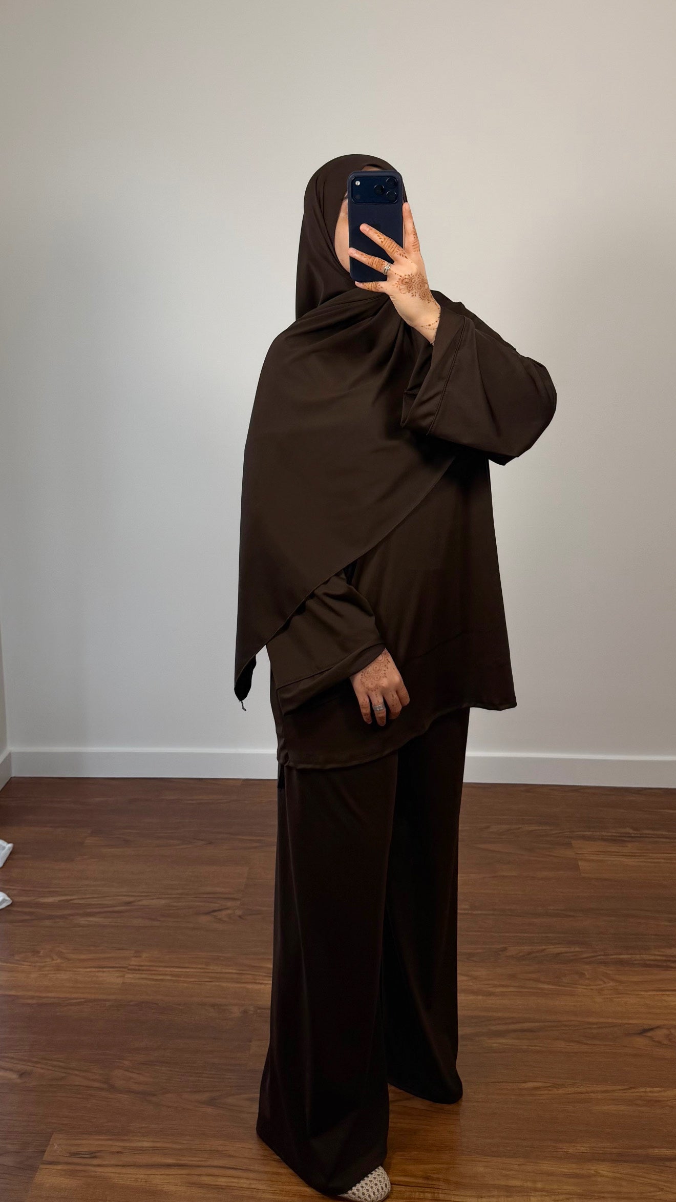 BURKINI INAYA 3 PIÈCES MARRON