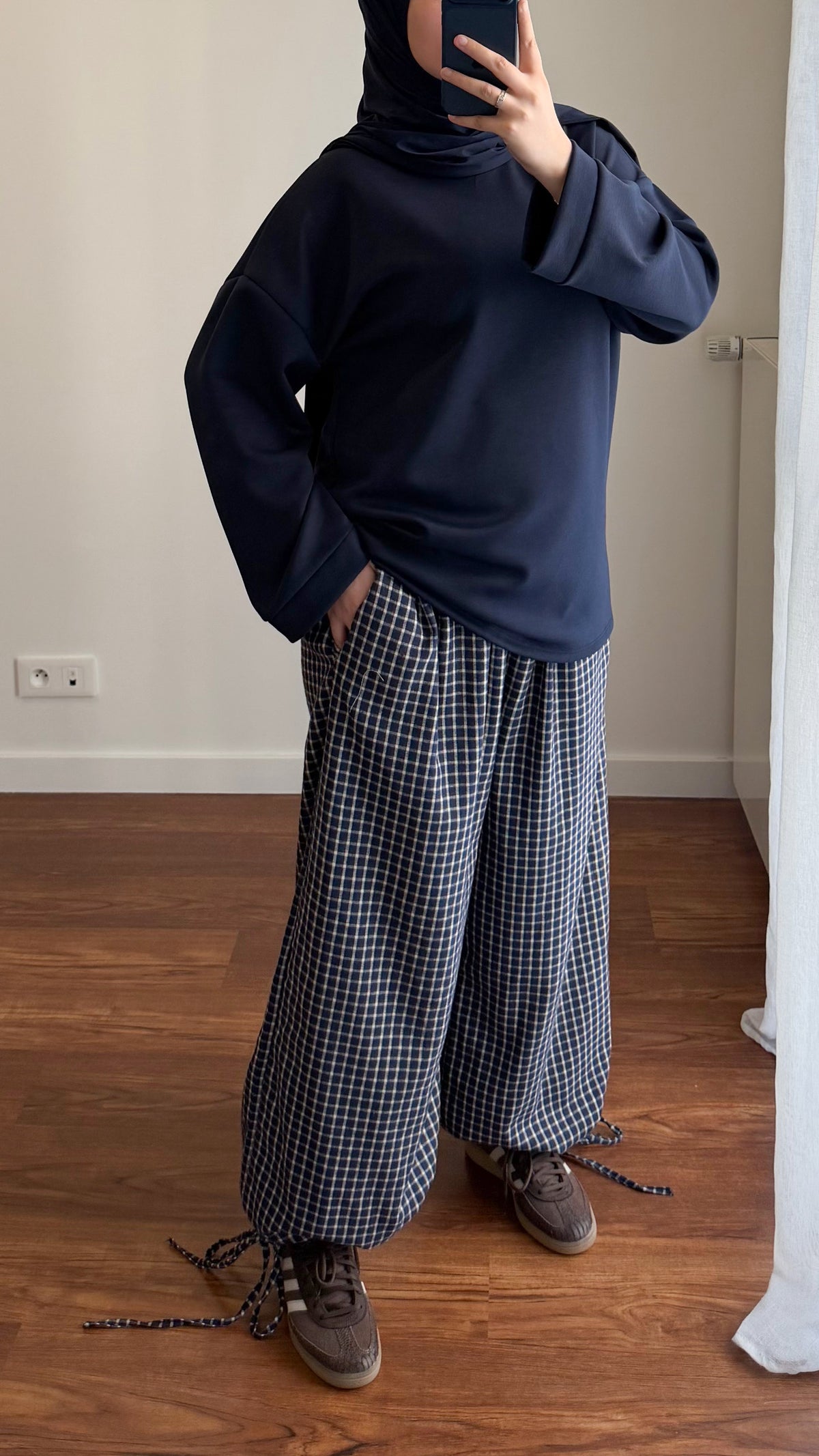 PANTALON SARAH BLEU MARINE