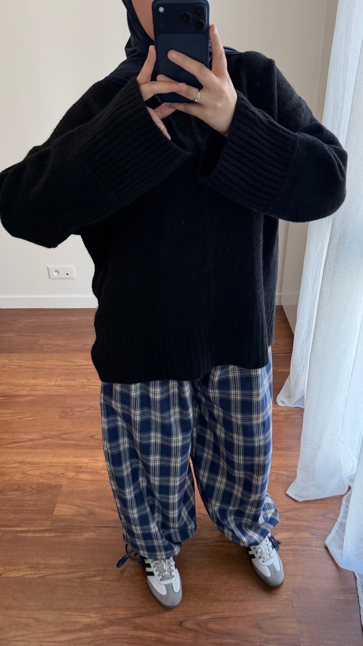 PANTALON JIHANE BLEU MARINE