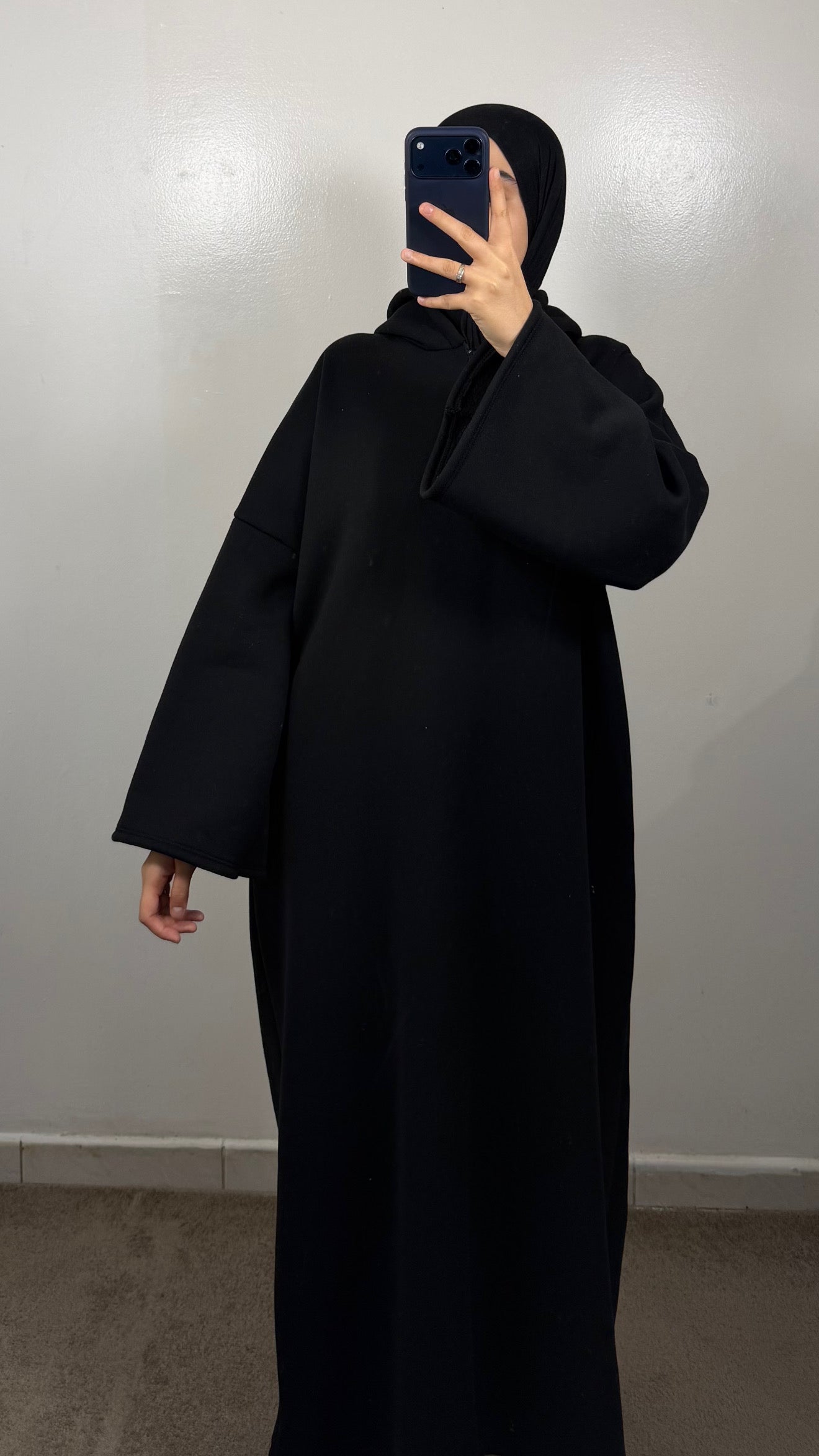 ROBE SWEAT AMIRA NOIR
