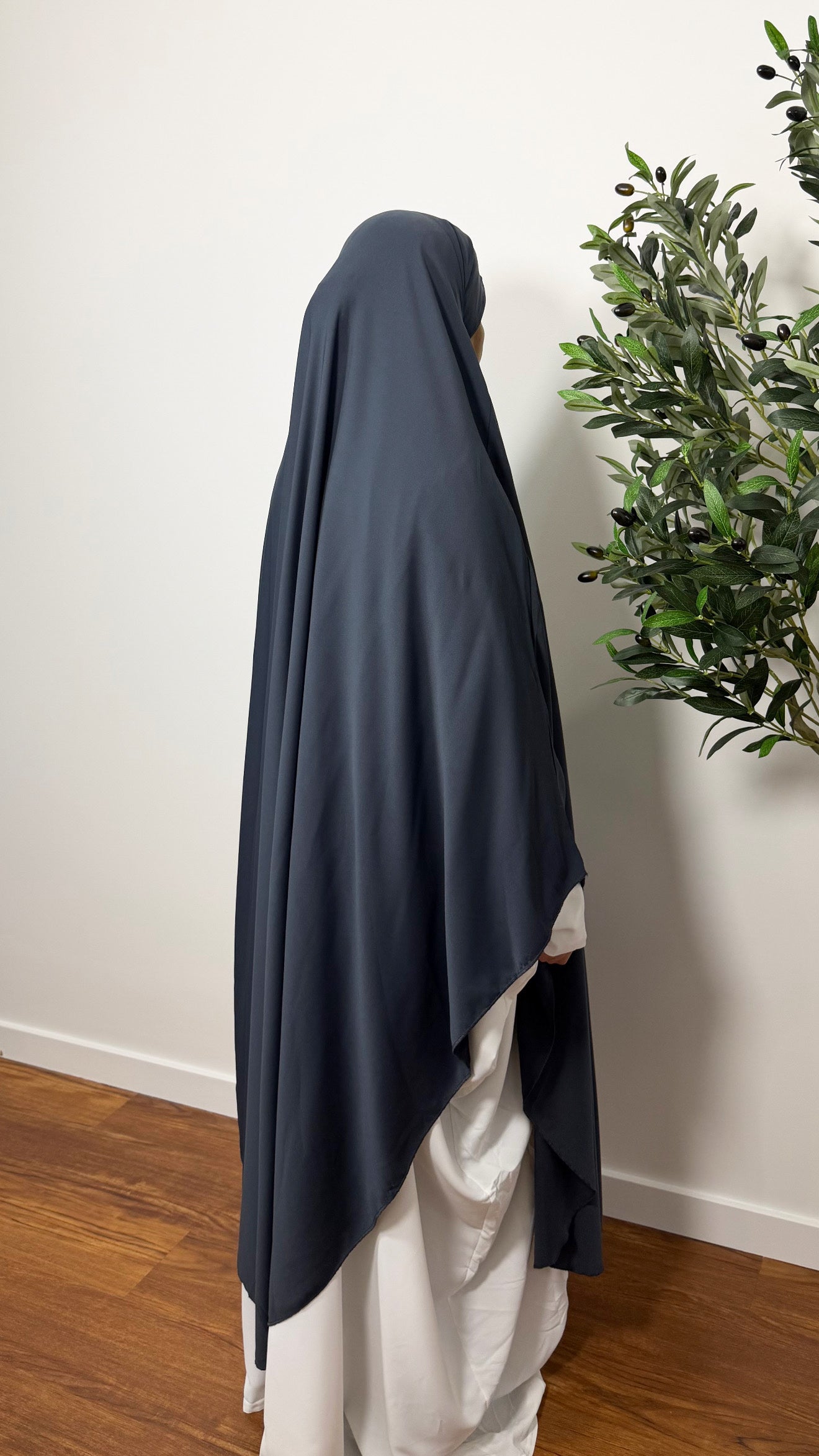 MAXI KHIMAR GRIS