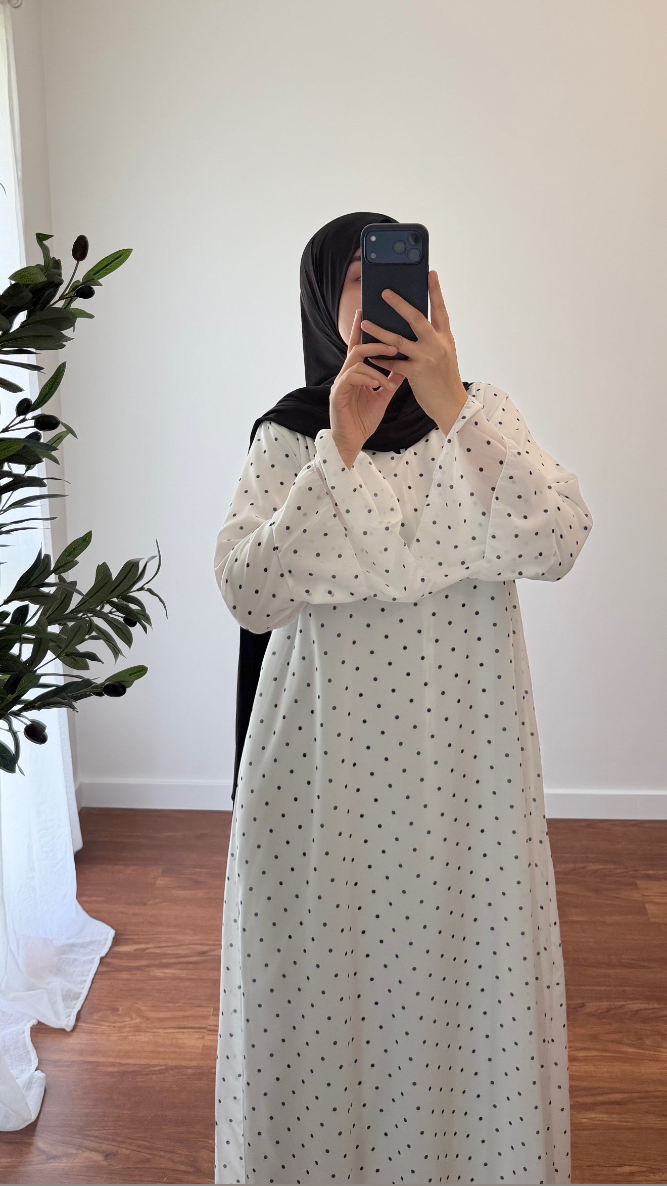 ROBE À PETITS POIS