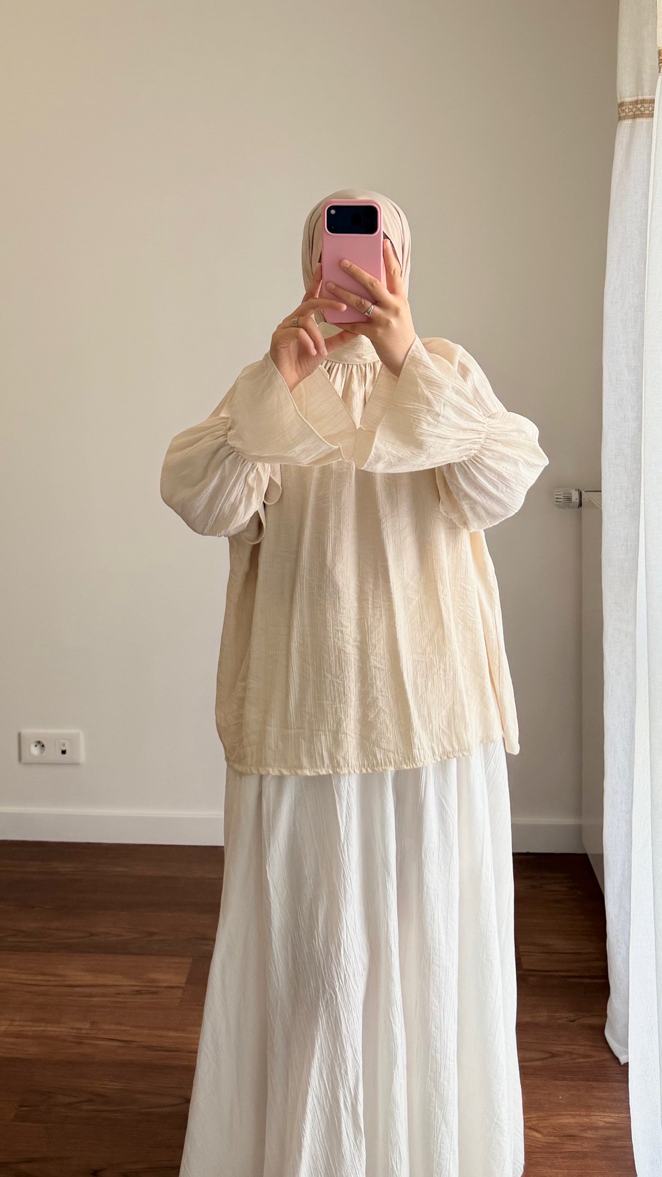 CHEMISIER INAYA ÉCRU