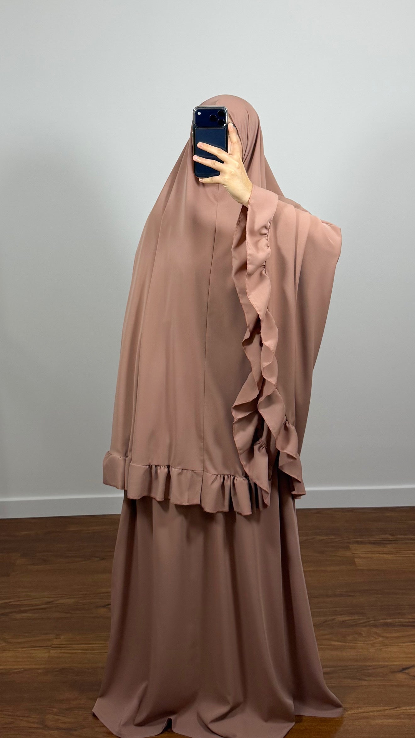 ENSEMBLE DE PRIERE BUTTERFLY ROSE PÈCHE