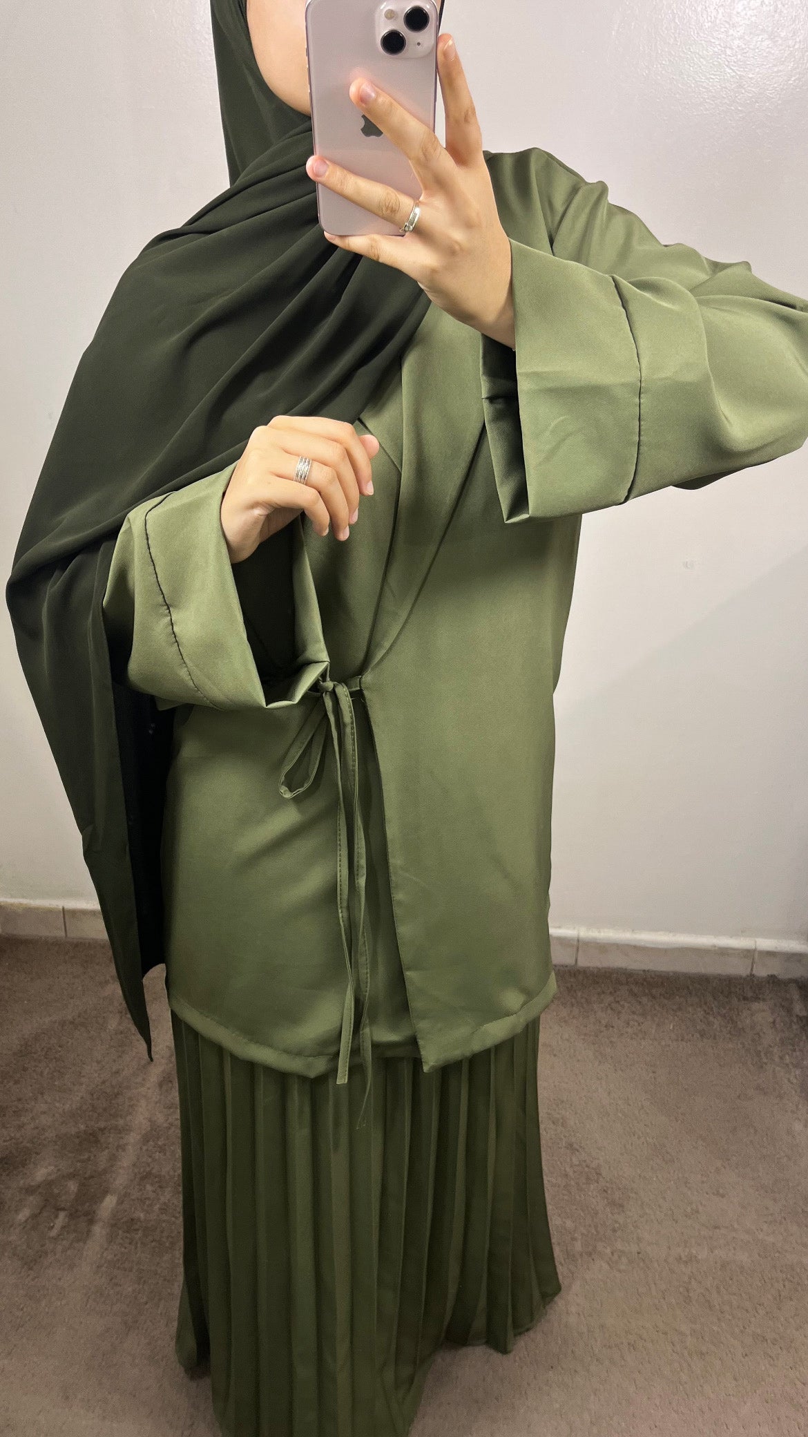 ENSEMBLE KAYNA VERT KAKI