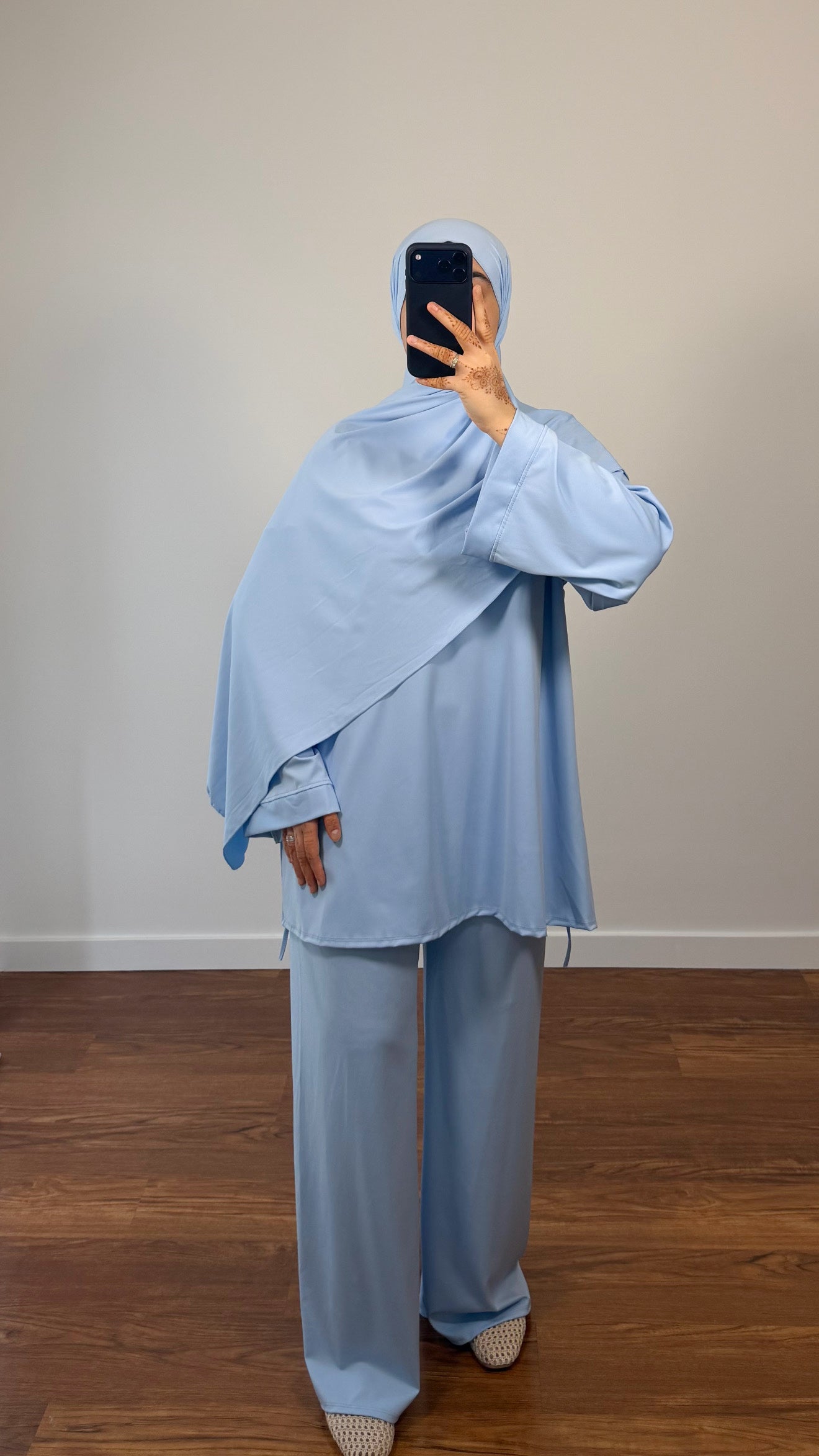BURKINI INAYA 3 PIÈCES BLEU CIEL