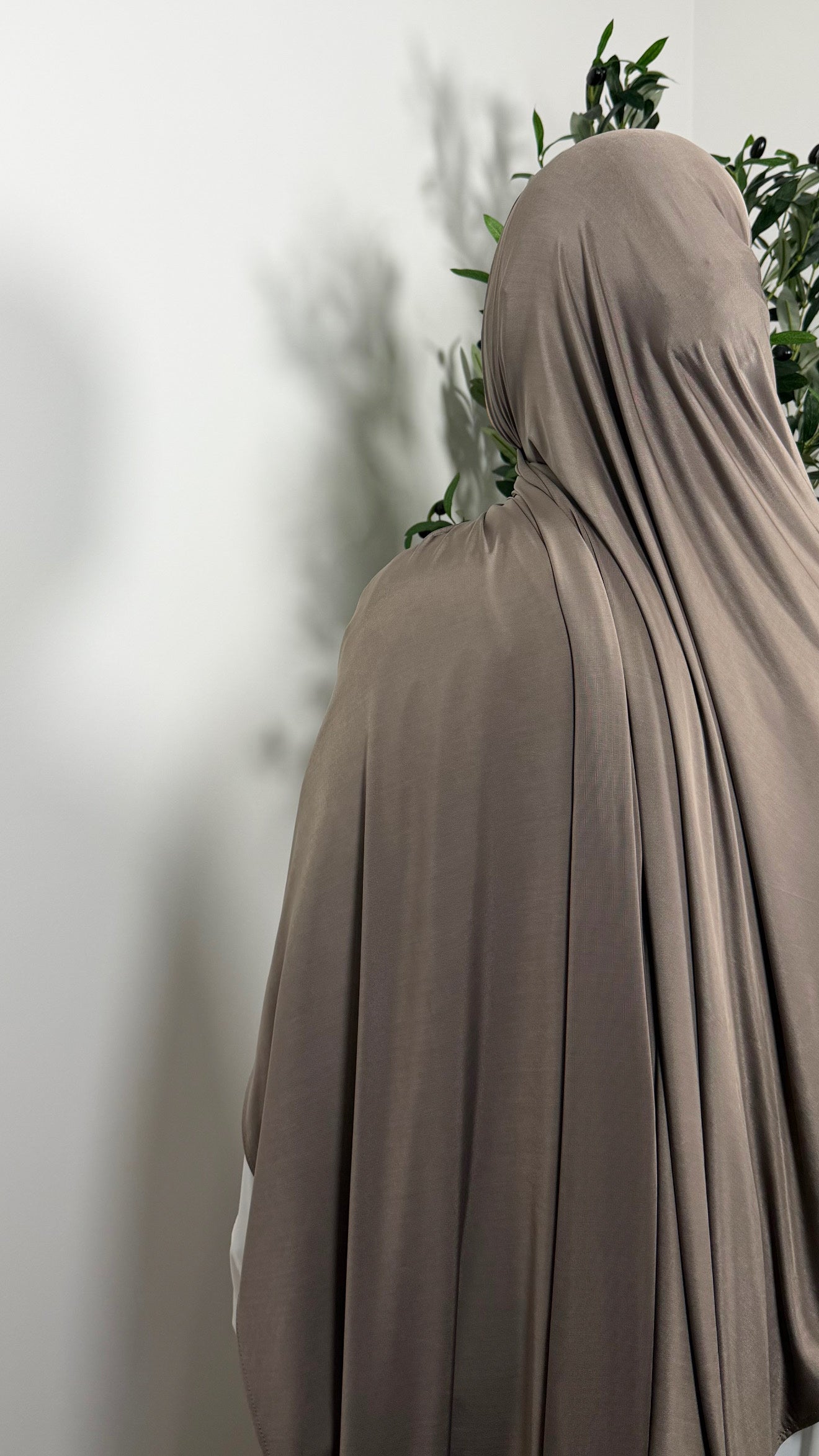 HIJAB JERSEY LIQUID TAUPE