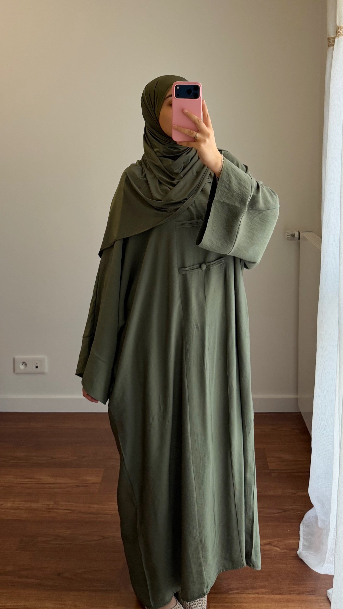 ABAYA TOKYO VERT KAKI