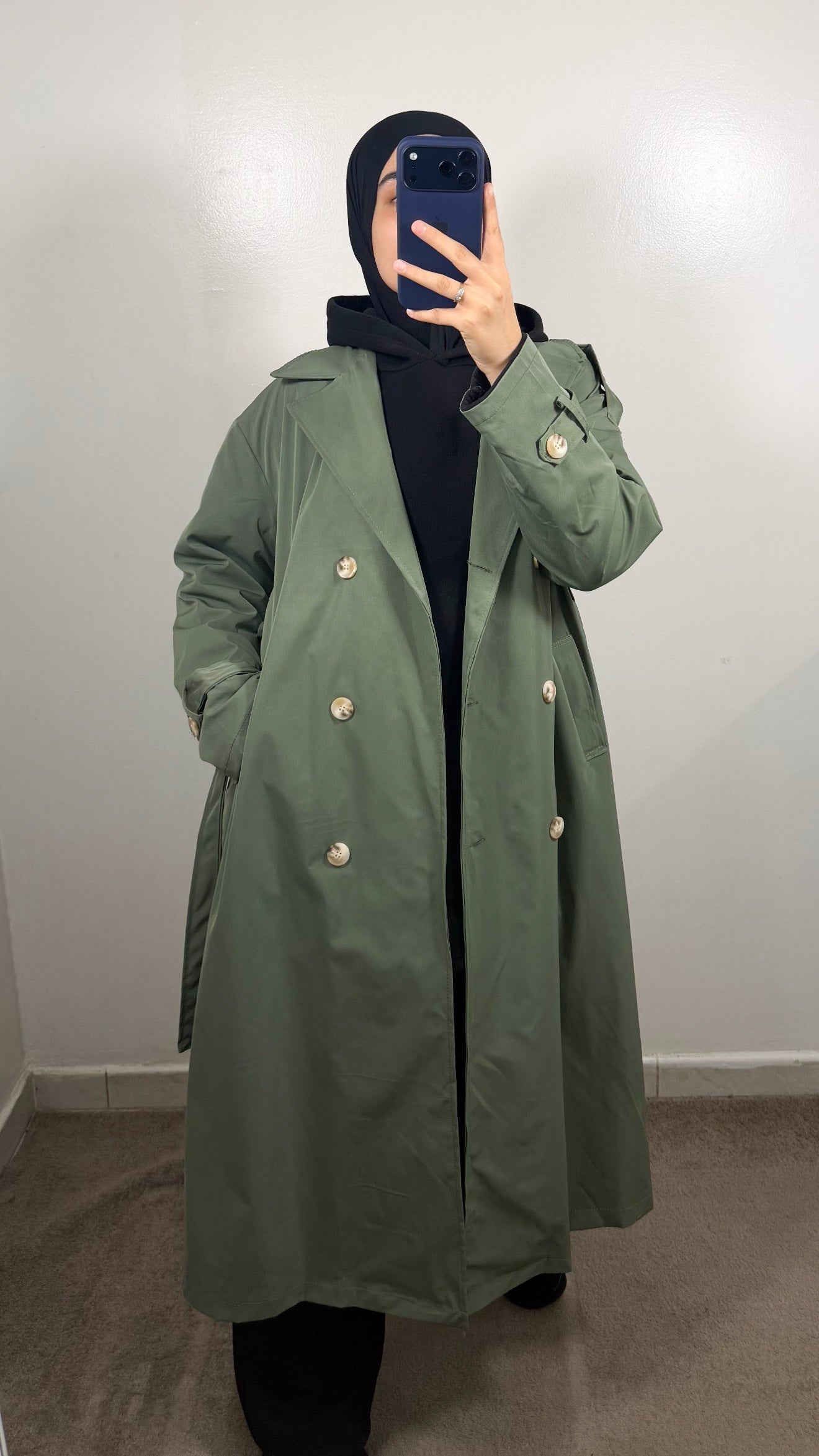 TRENCH LONG VERT