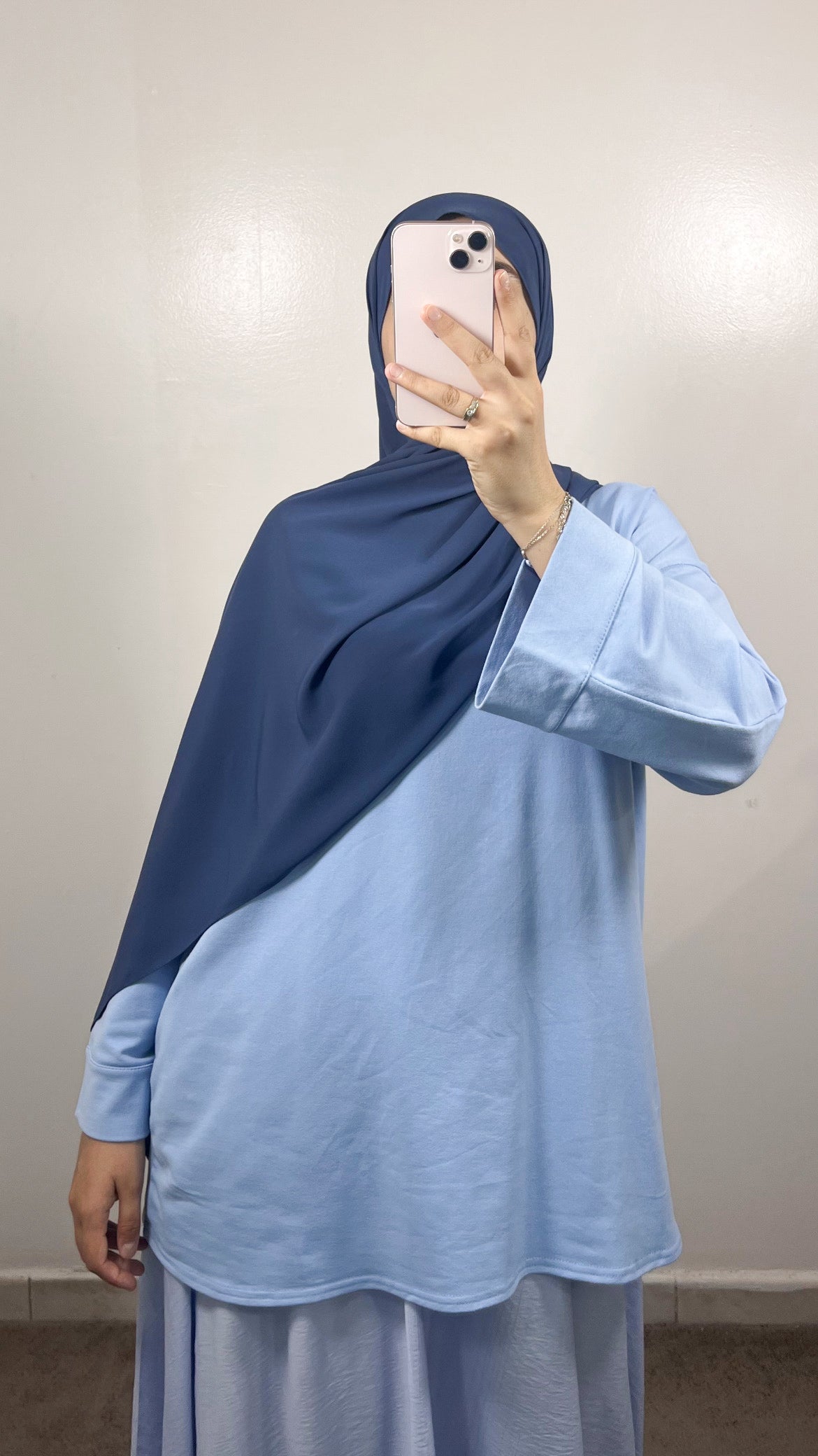 T-SHIRT COTON BLEU CIEL