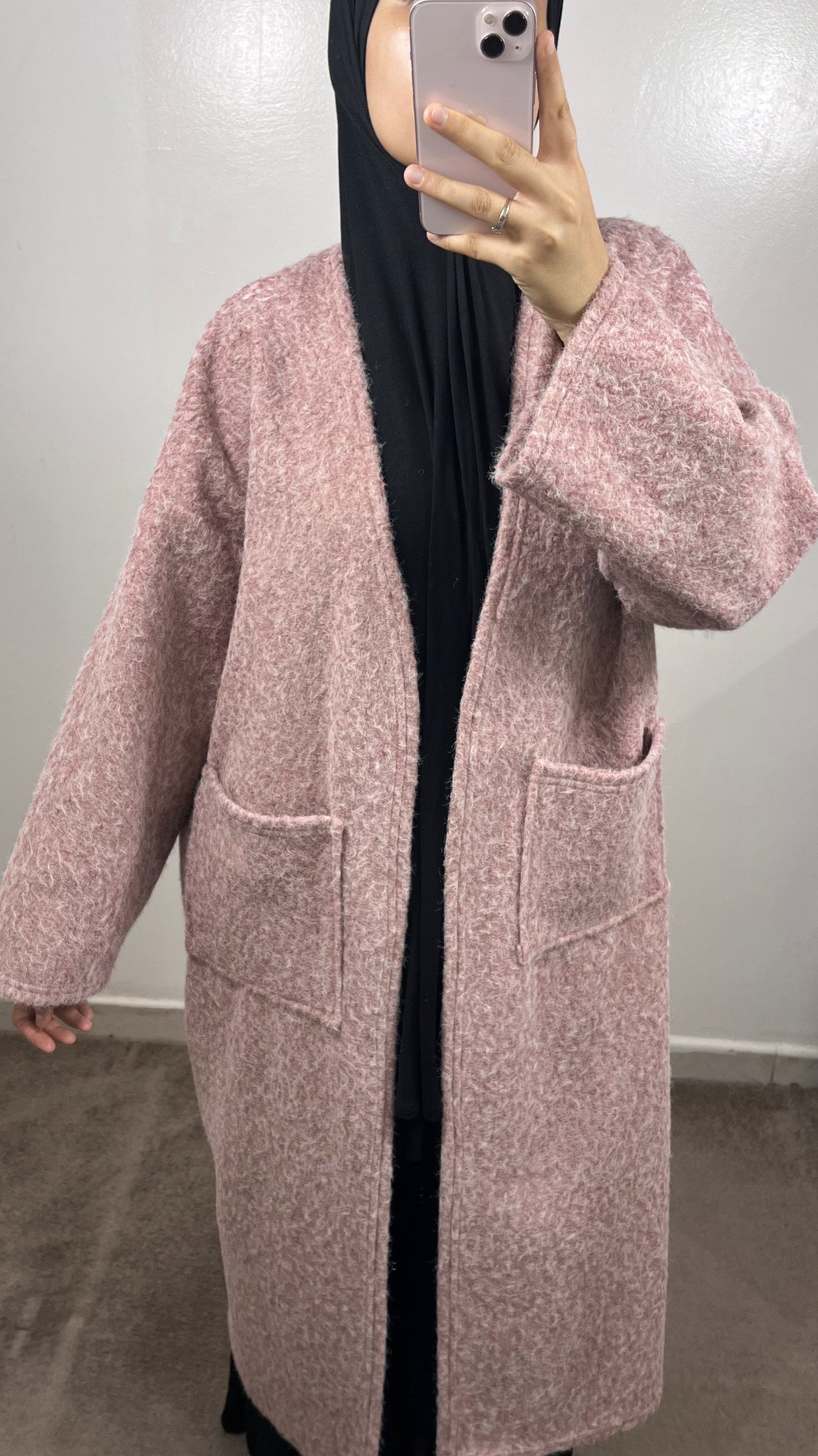 MANTEAU KIMONO LEA OVERSIZE ROSE