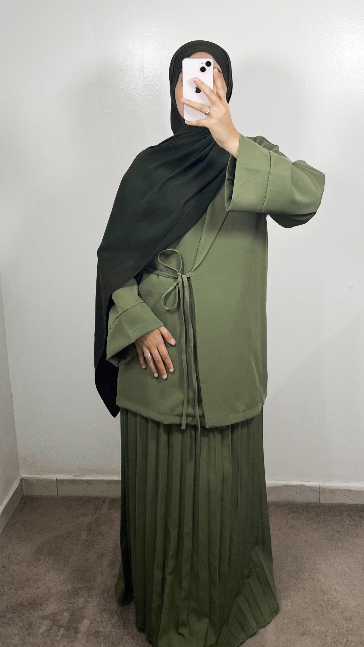 ENSEMBLE KAYNA VERT KAKI