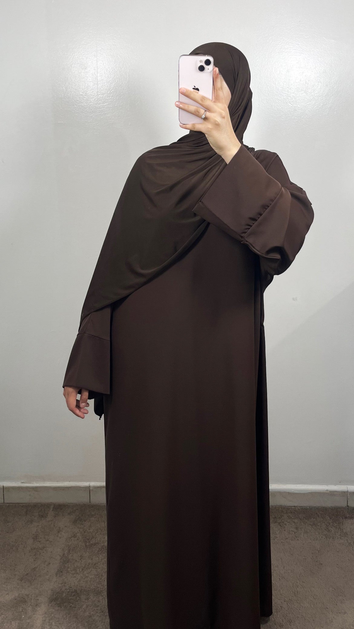 ABAYA HAWA MARRON