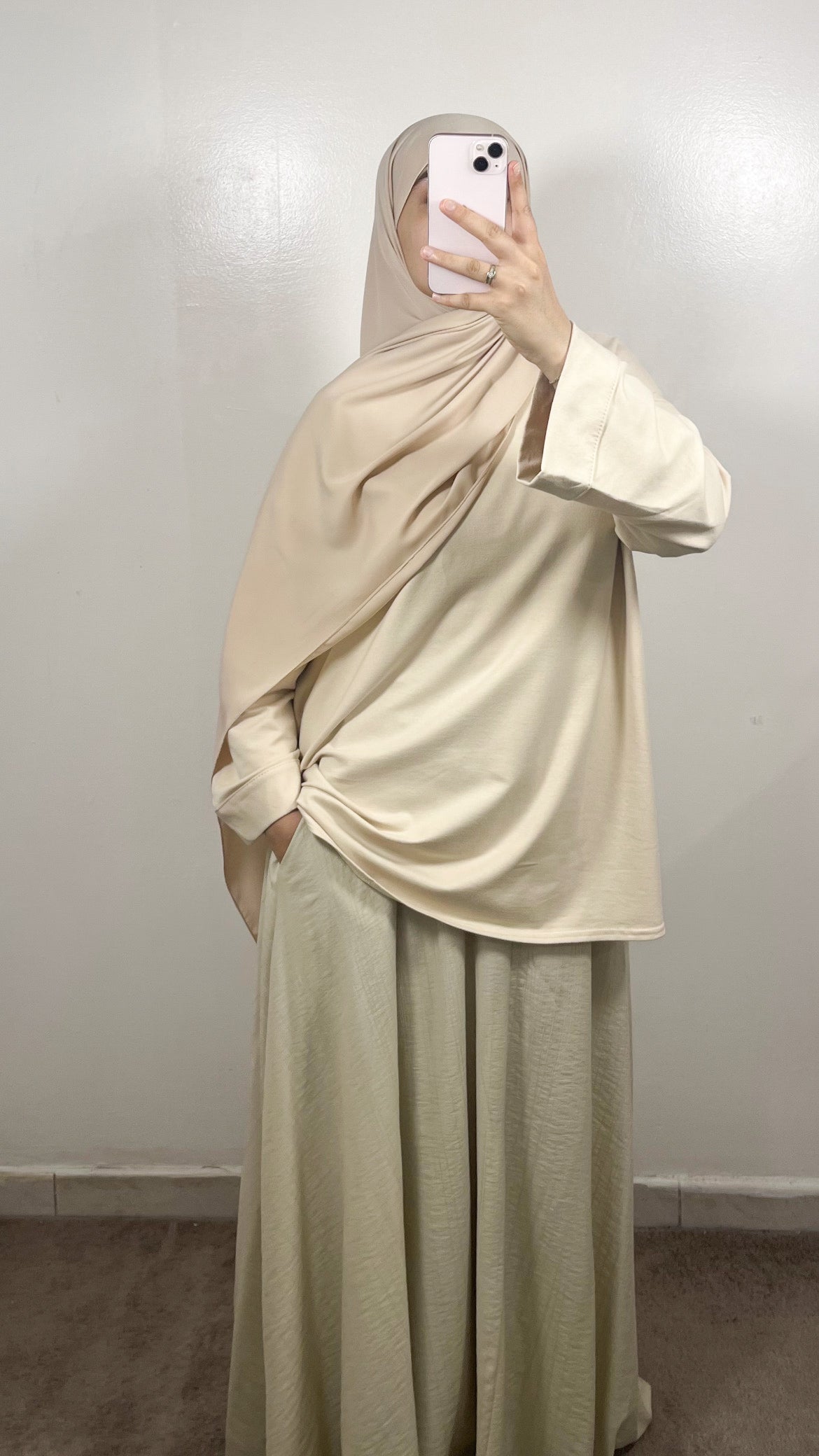 T-SHIRT COTON BEIGE