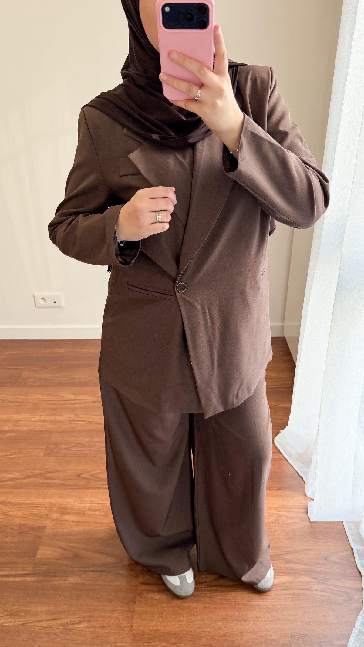 ENSEMBLE BLAZER MARRON