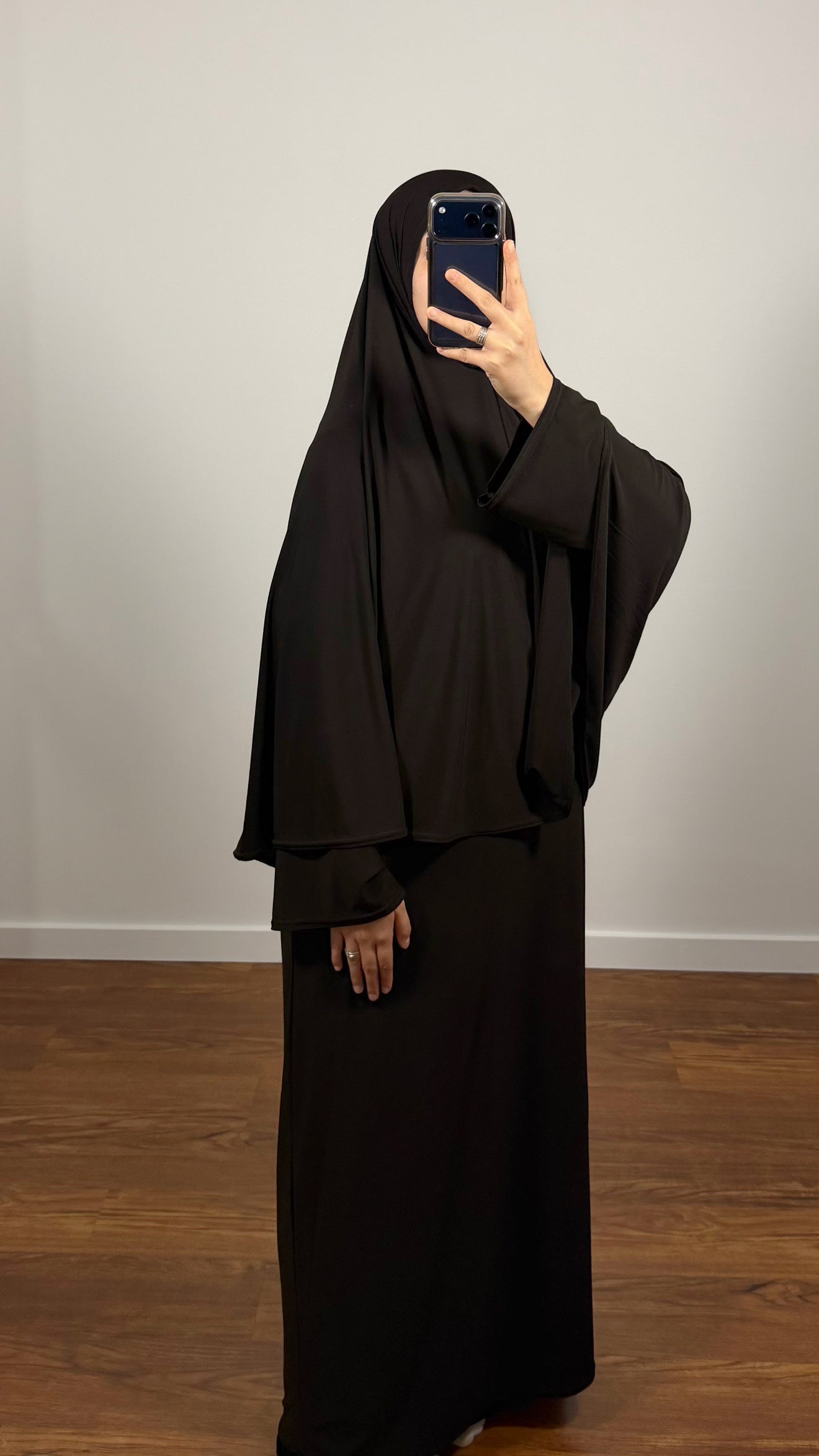 ENSEMBLE DE PRIÈRE MARRON EN JERSEY PREMIUM