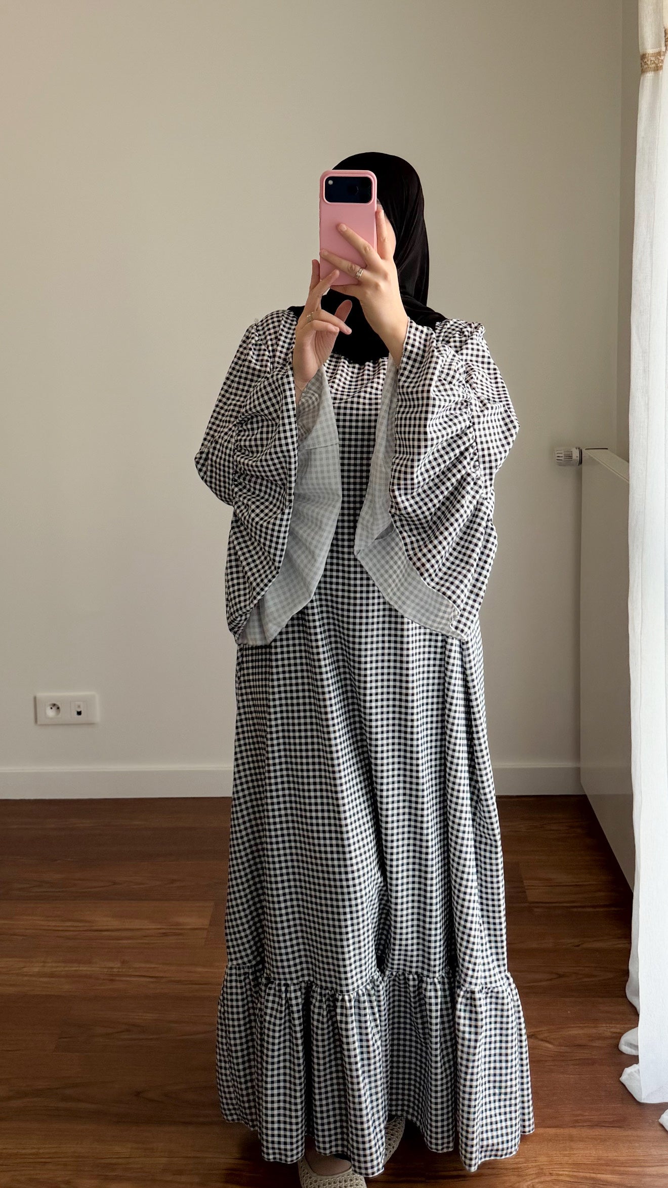 ROBE VICHY 2.0 NOIR