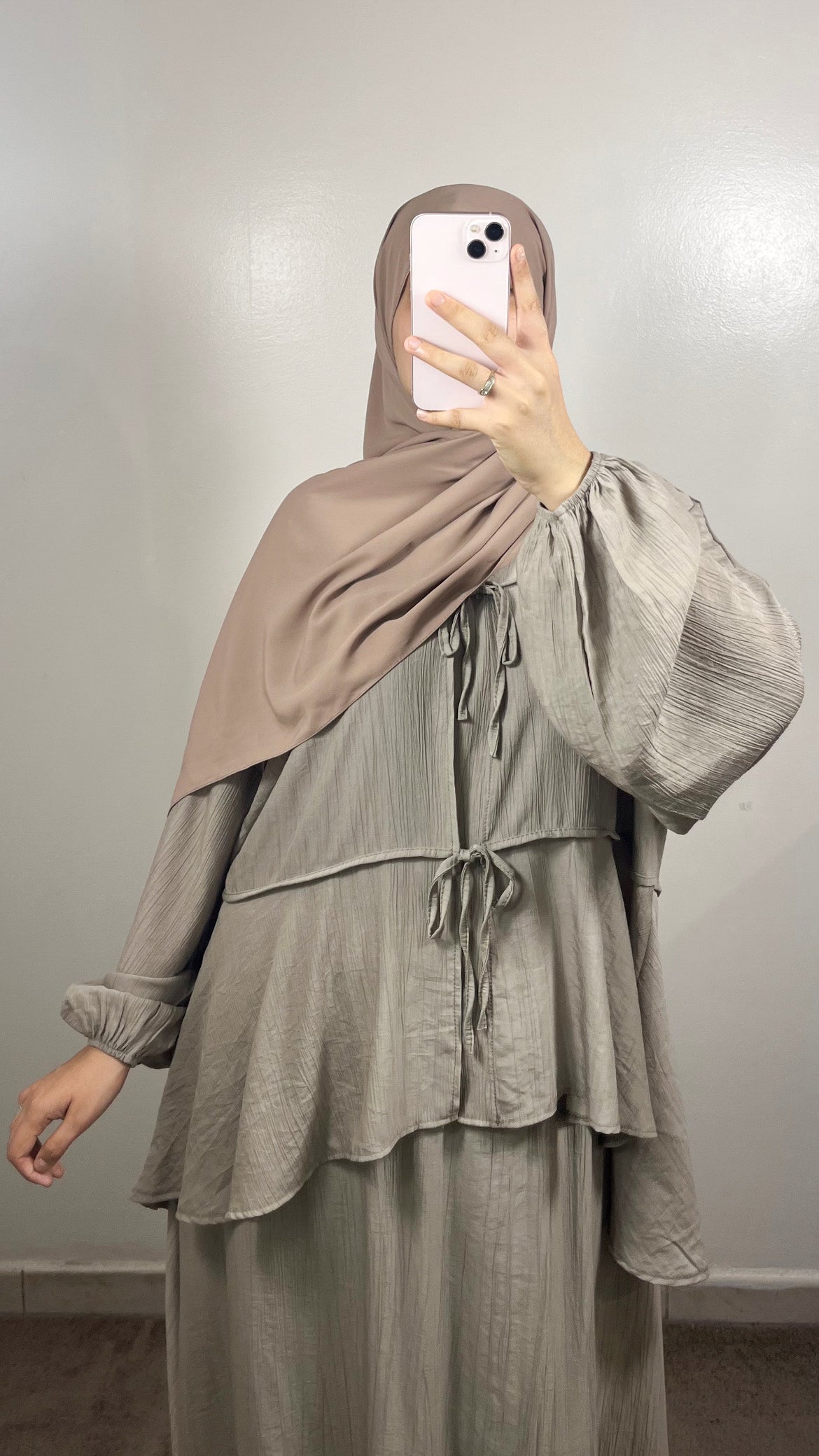 ENSEMBLE JUPE LIYA TAUPE