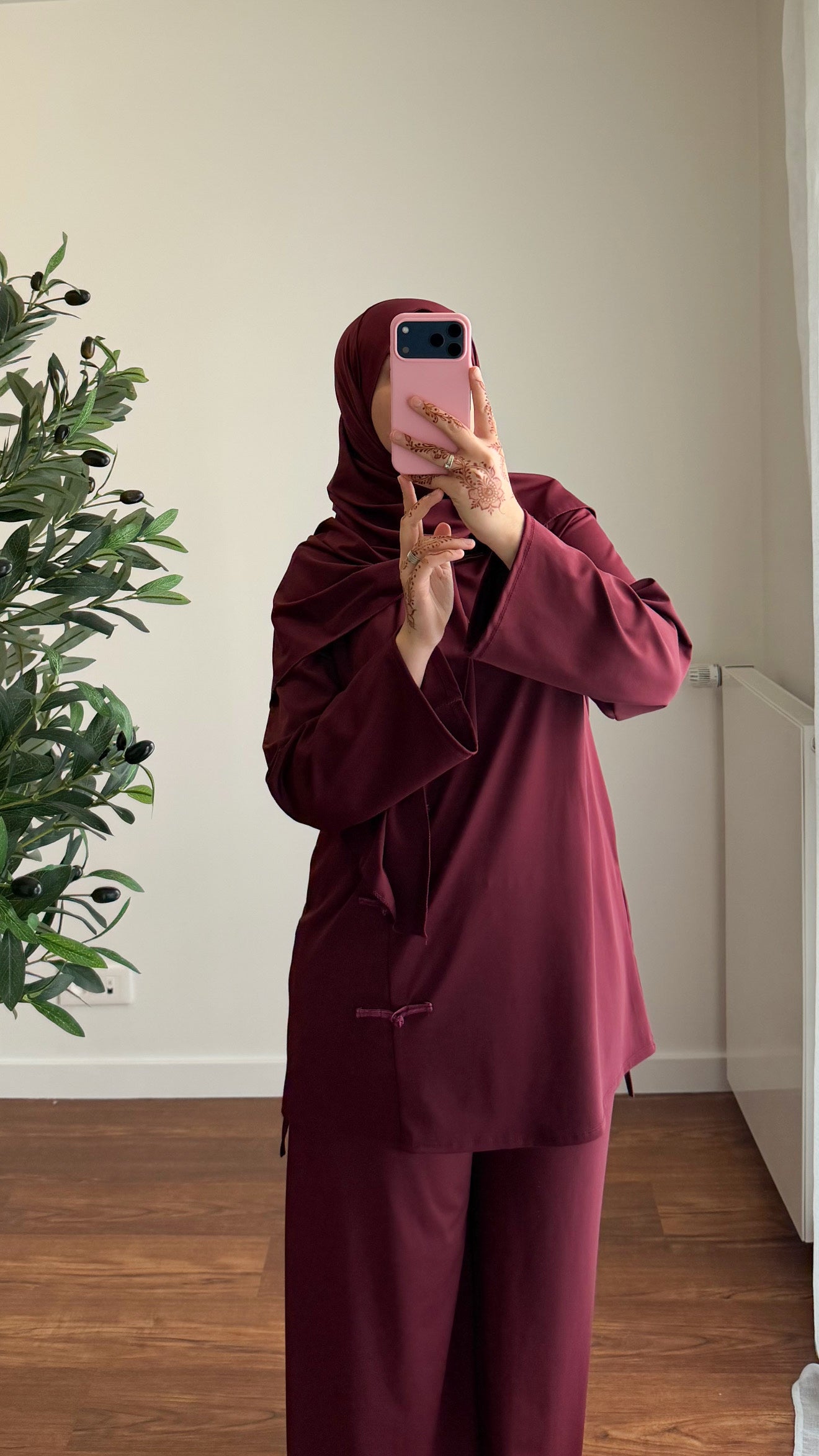 BURKINI TOKYO 3 PIÈCES BORDEAU