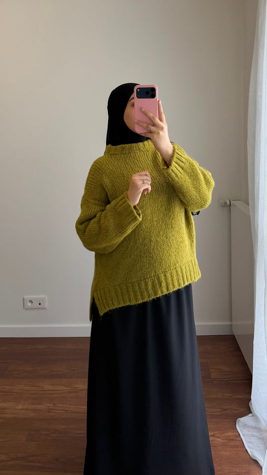 PULL SANA VERT OLIVE