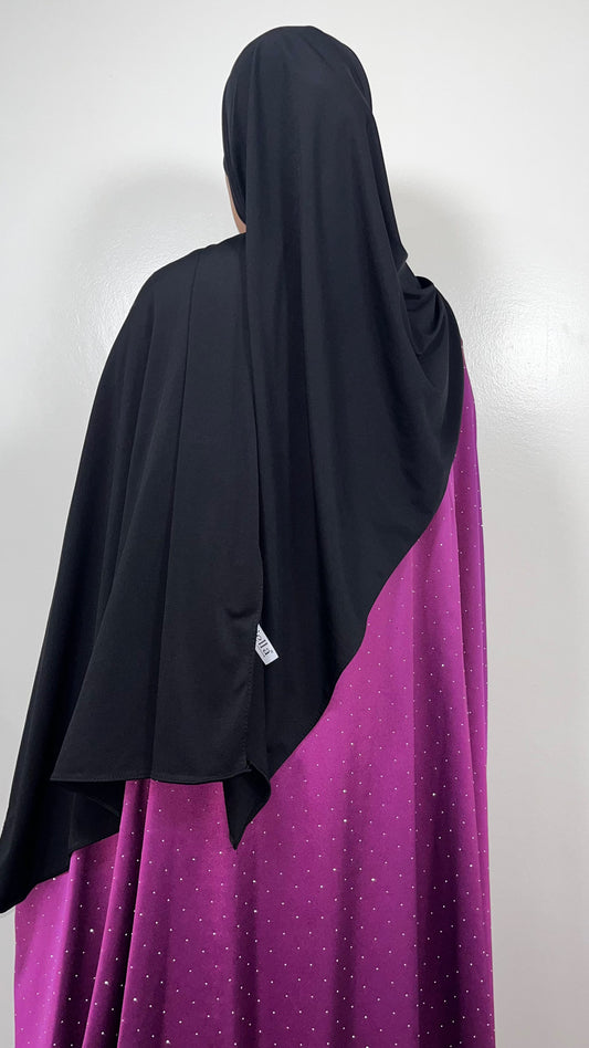 HIJAB JERSEY PREMIUM LUXURY BLACK
