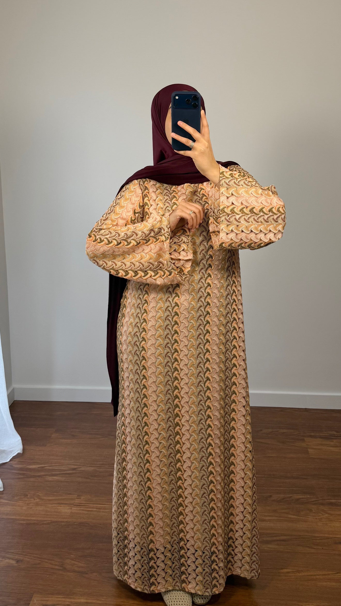 ROBE SORAYA ROSE SAUMON