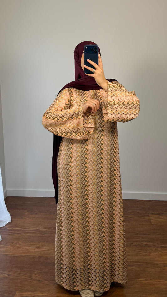 ROBE SORAYA ROSE SAUMON