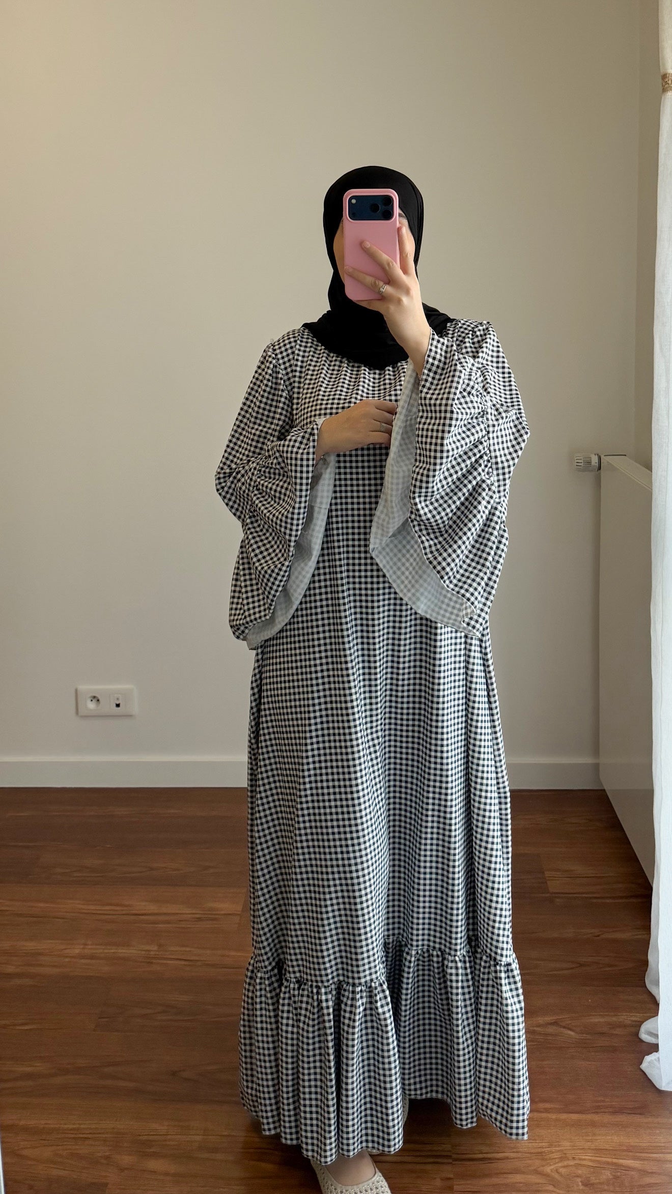 ROBE VICHY 2.0 NOIR