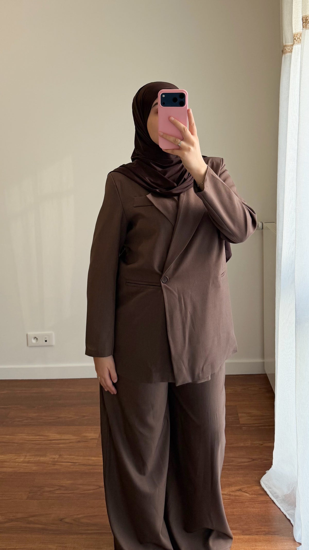 ENSEMBLE BLAZER MARRON