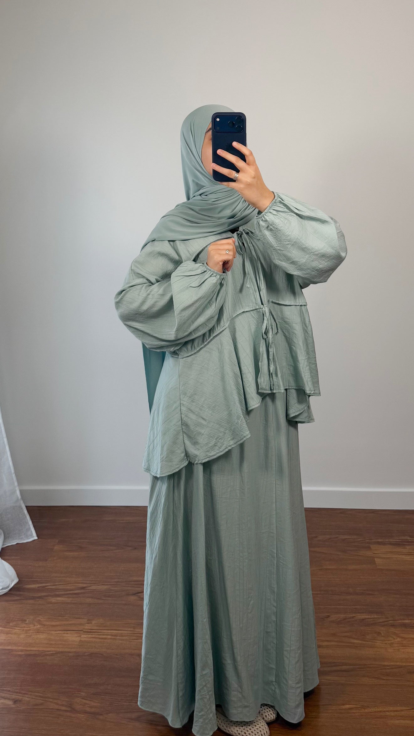 ENSEMBLE JUPE LIYA VERT D’EAU