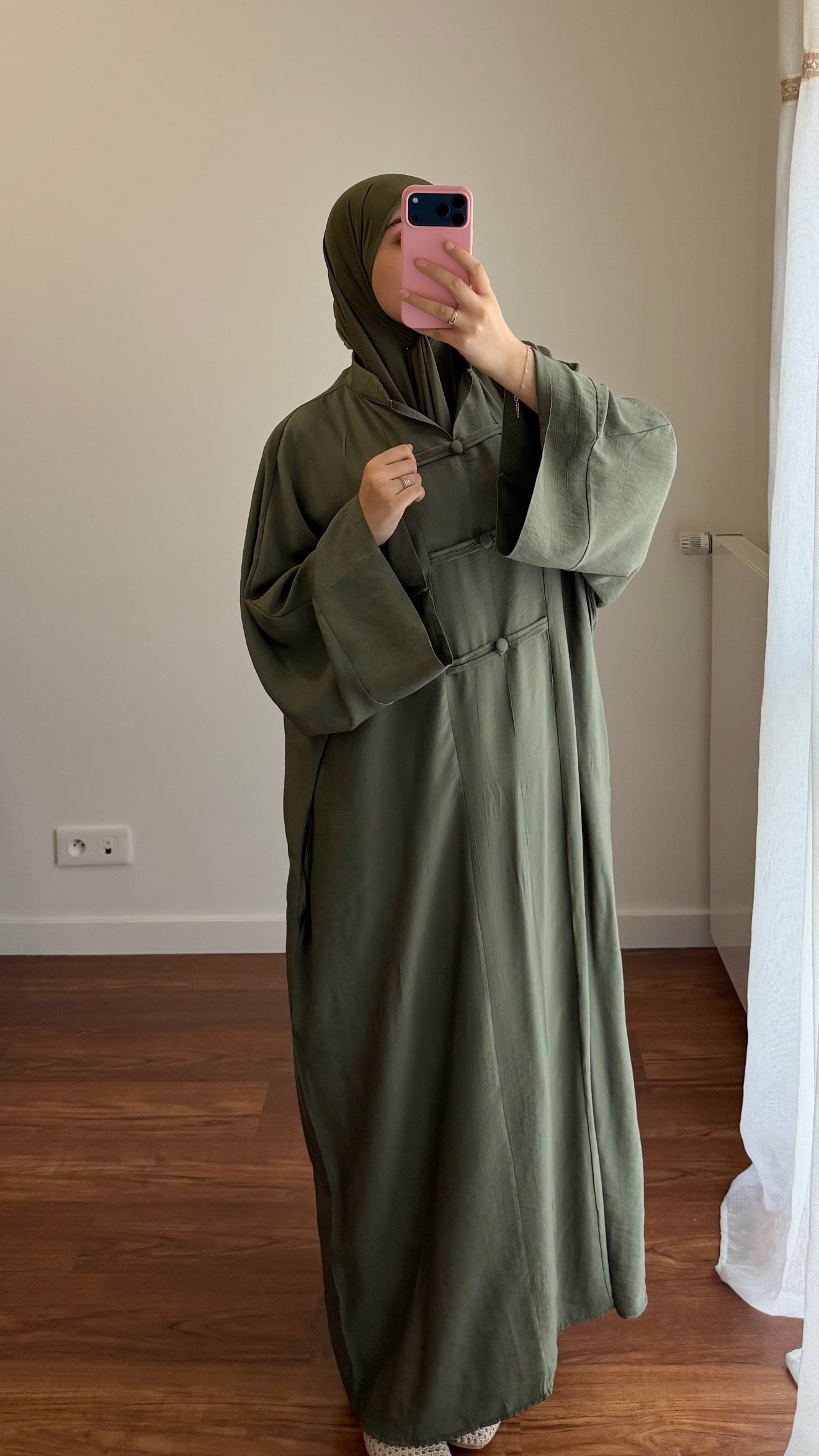 ABAYA TOKYO VERT KAKI