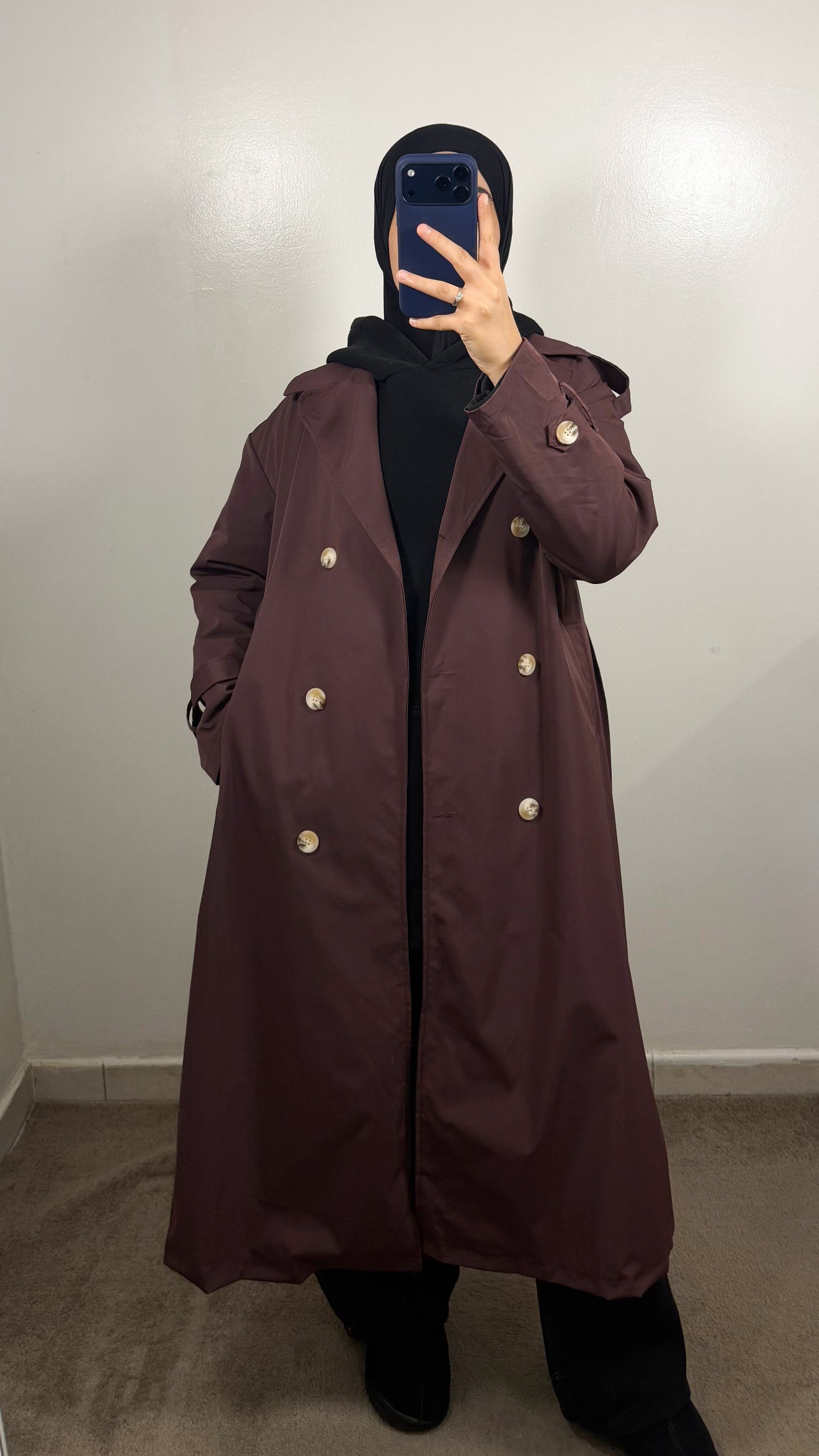 TRENCH LONG PRUNE