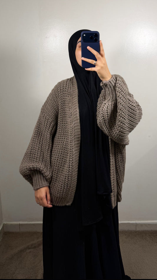 GILET ESMA TAUPE
